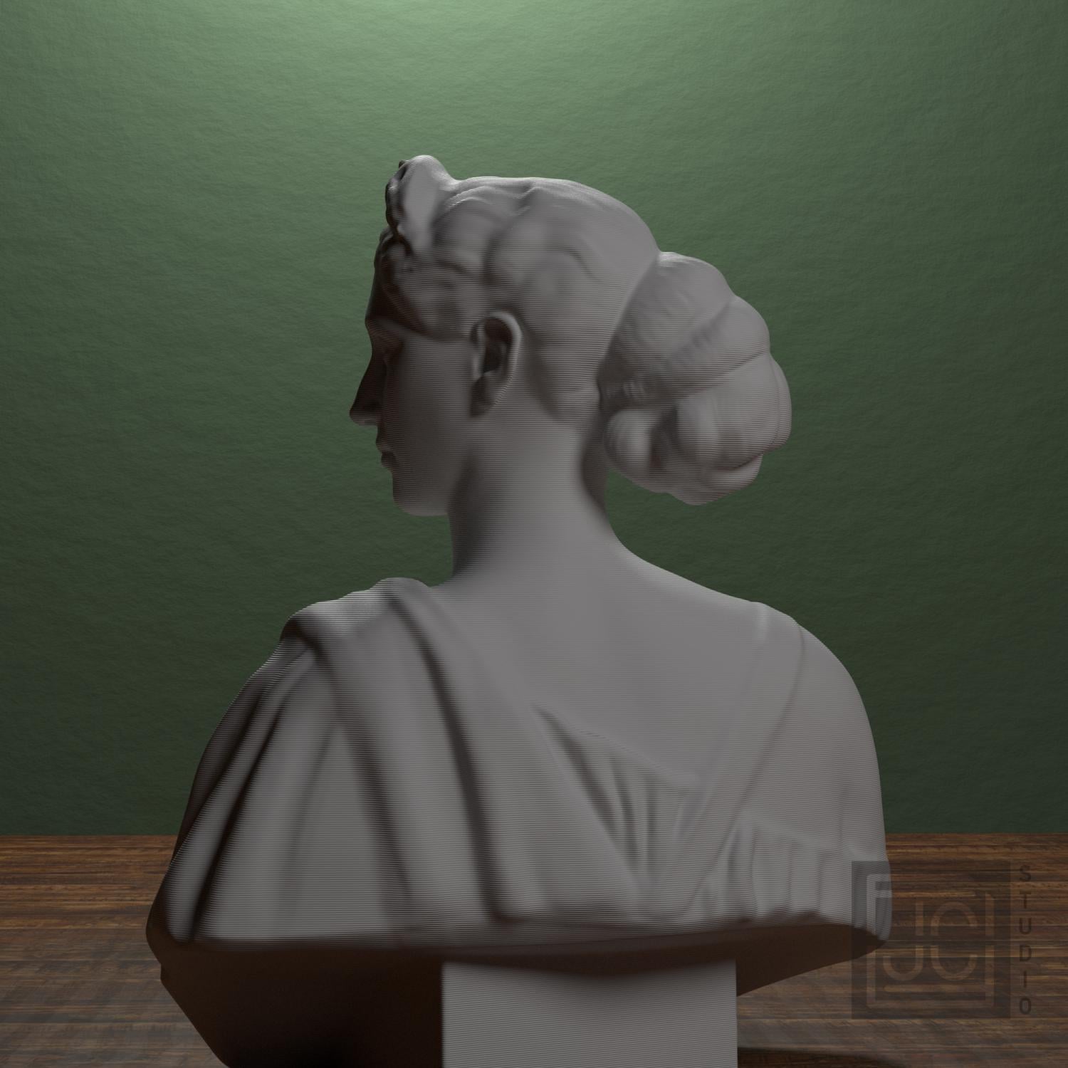Diana 3D Printed Collectible Bust