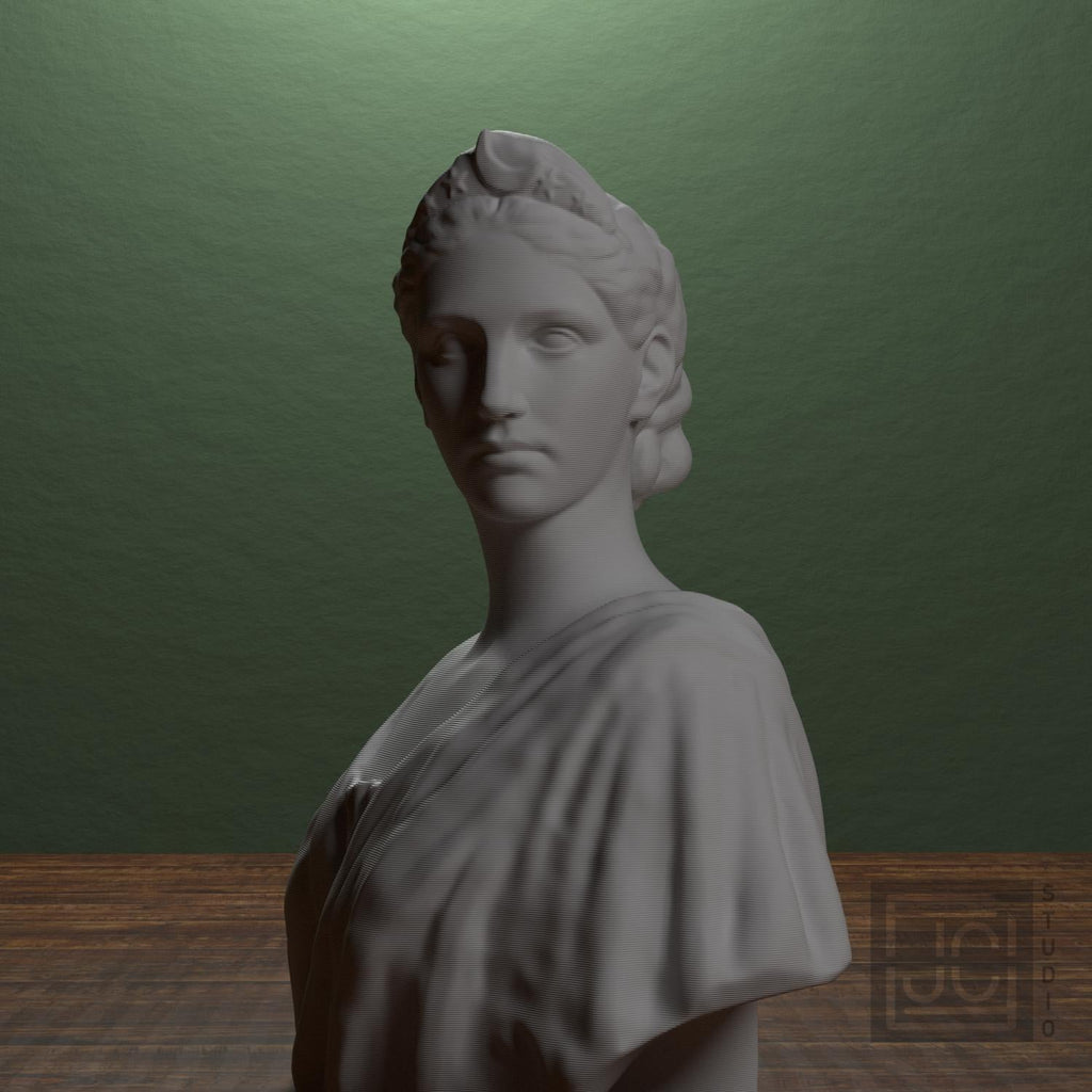 Diana 3D Printed Collectible Bust