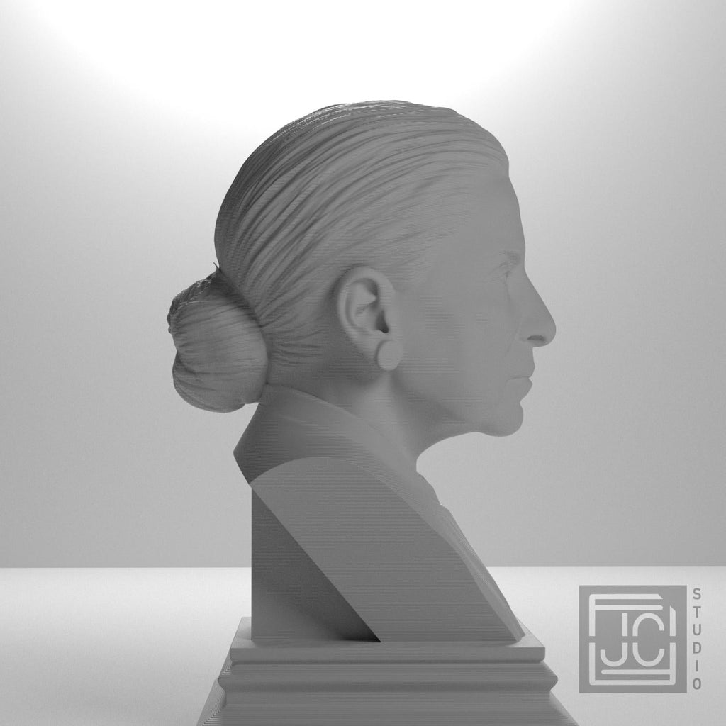 Ruth Bader Ginsburg 3D Printed Collectible Bust