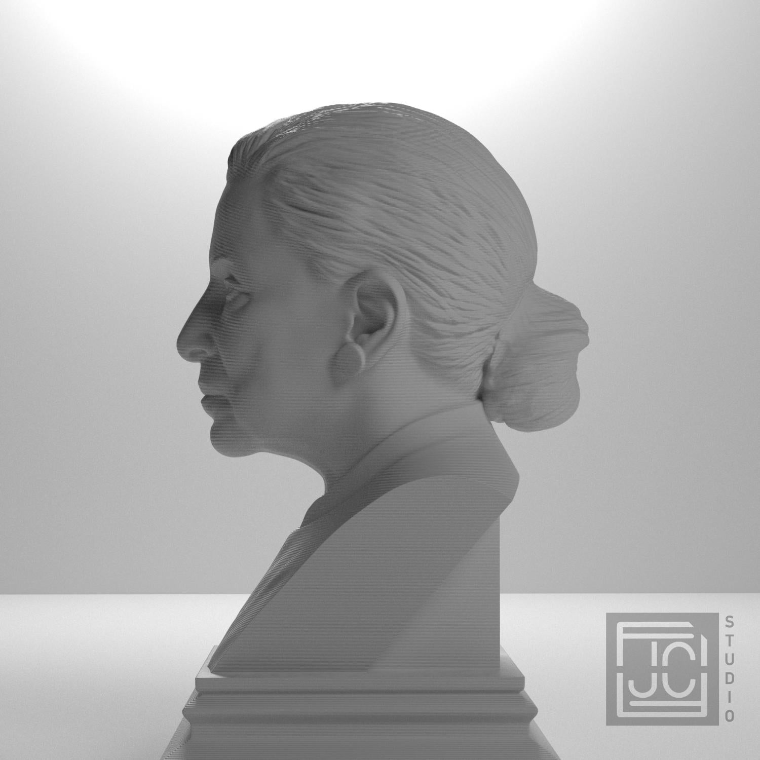 Ruth Bader Ginsburg 3D Printed Collectible Bust