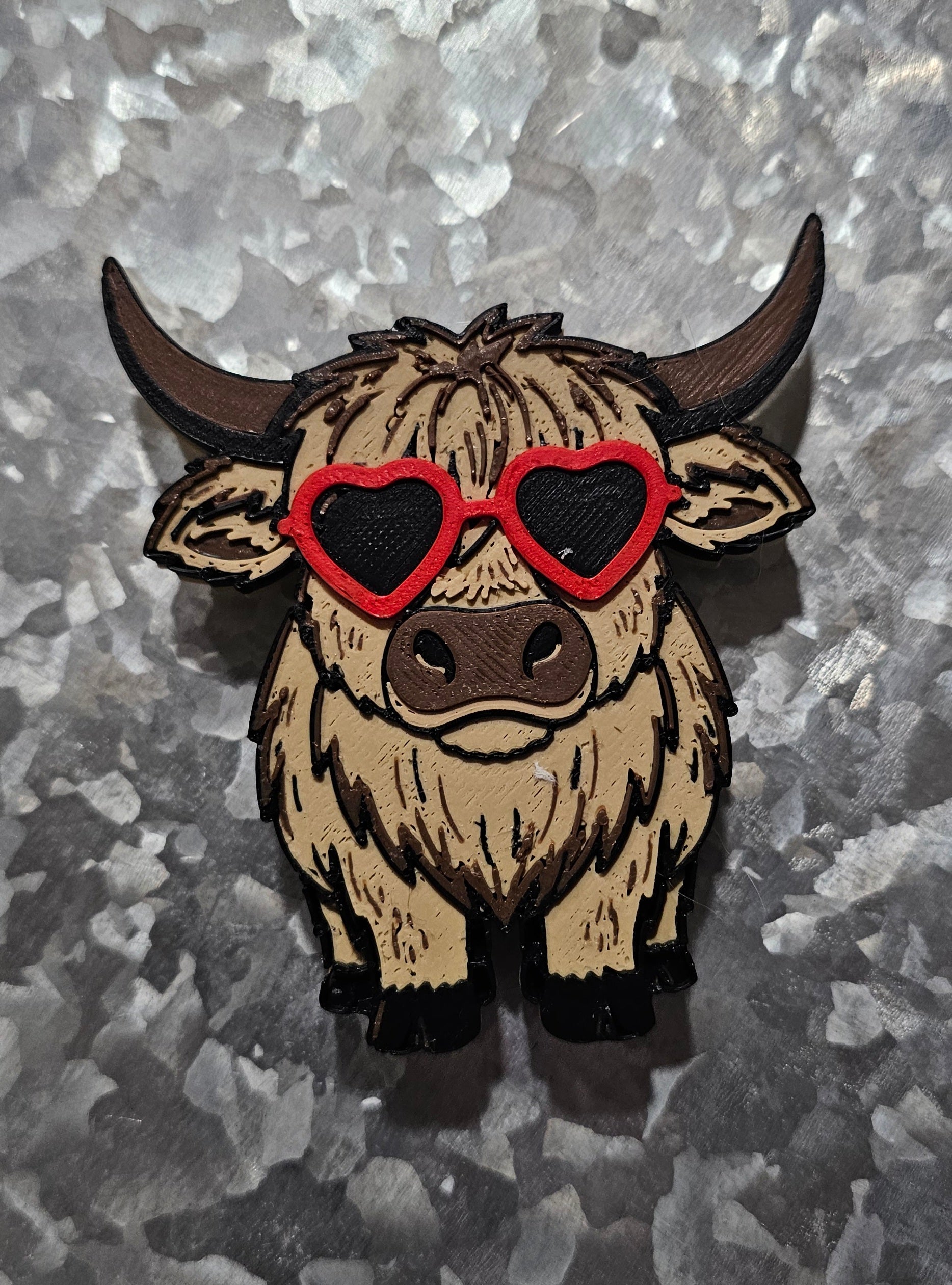 3D Printed Farm Animal & Tractor Magnets
