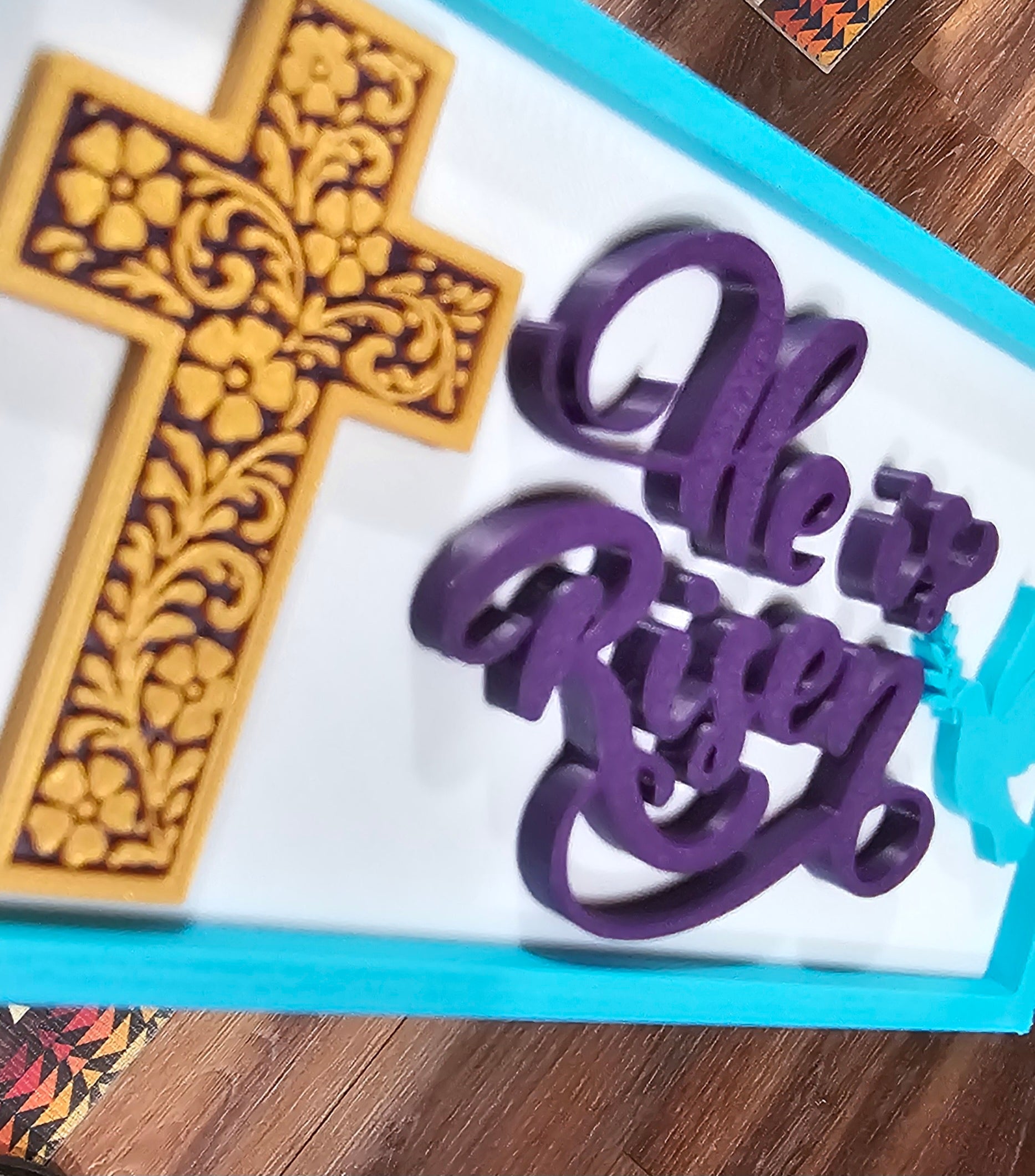 He Is Risen 3D Printed Faith Trinket Box