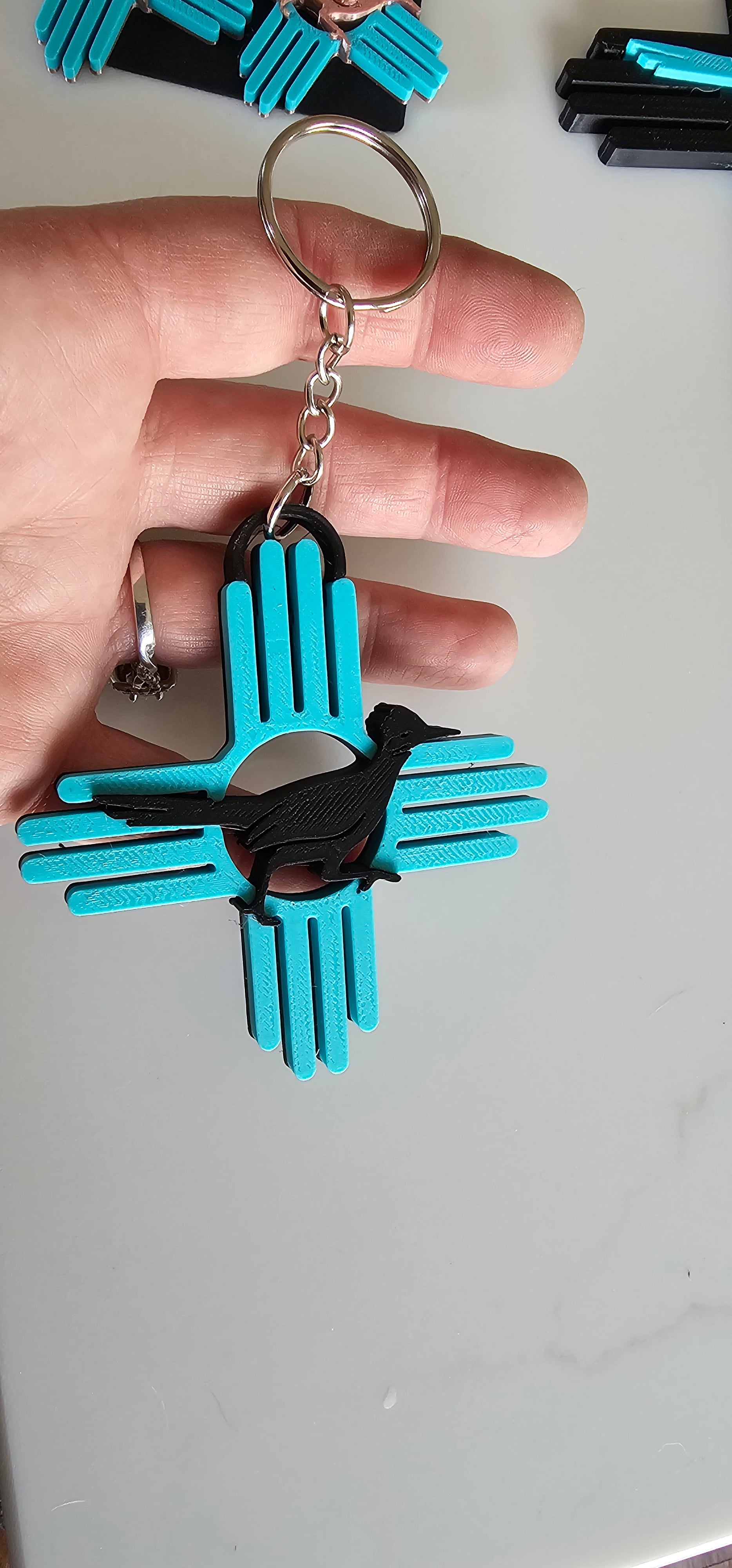 New Mexico Zia Magnet, Bookmark, Keychain, or Earrings