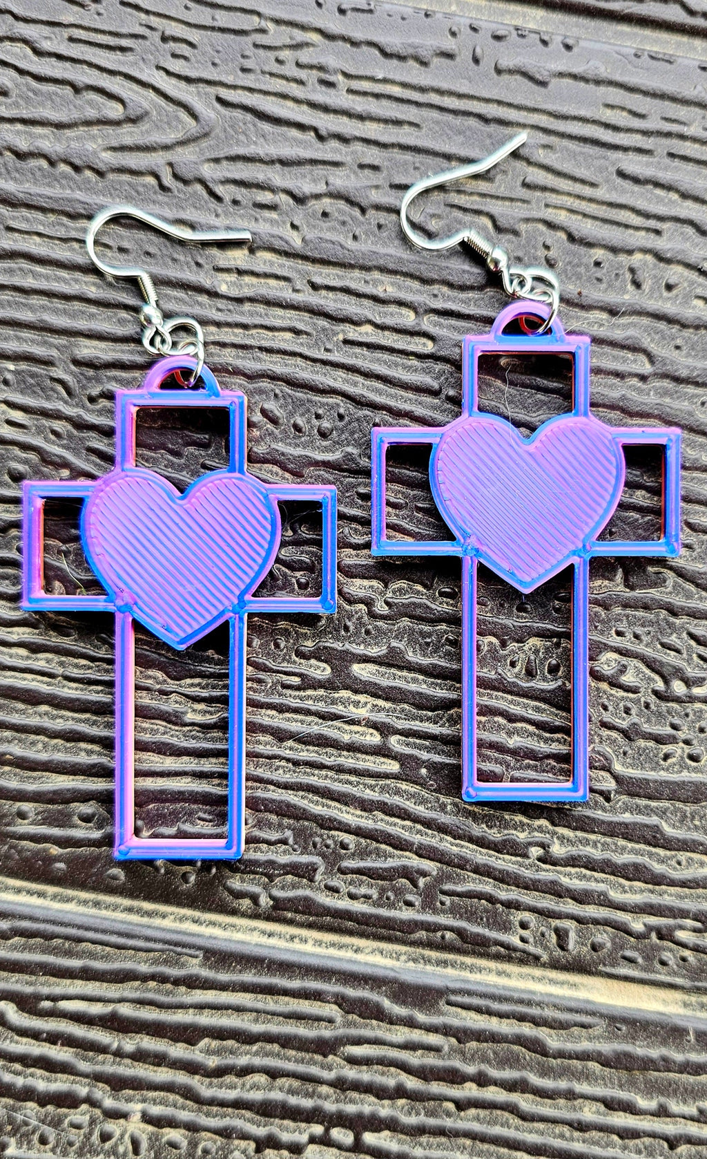 Christian Cross Faith Earrings