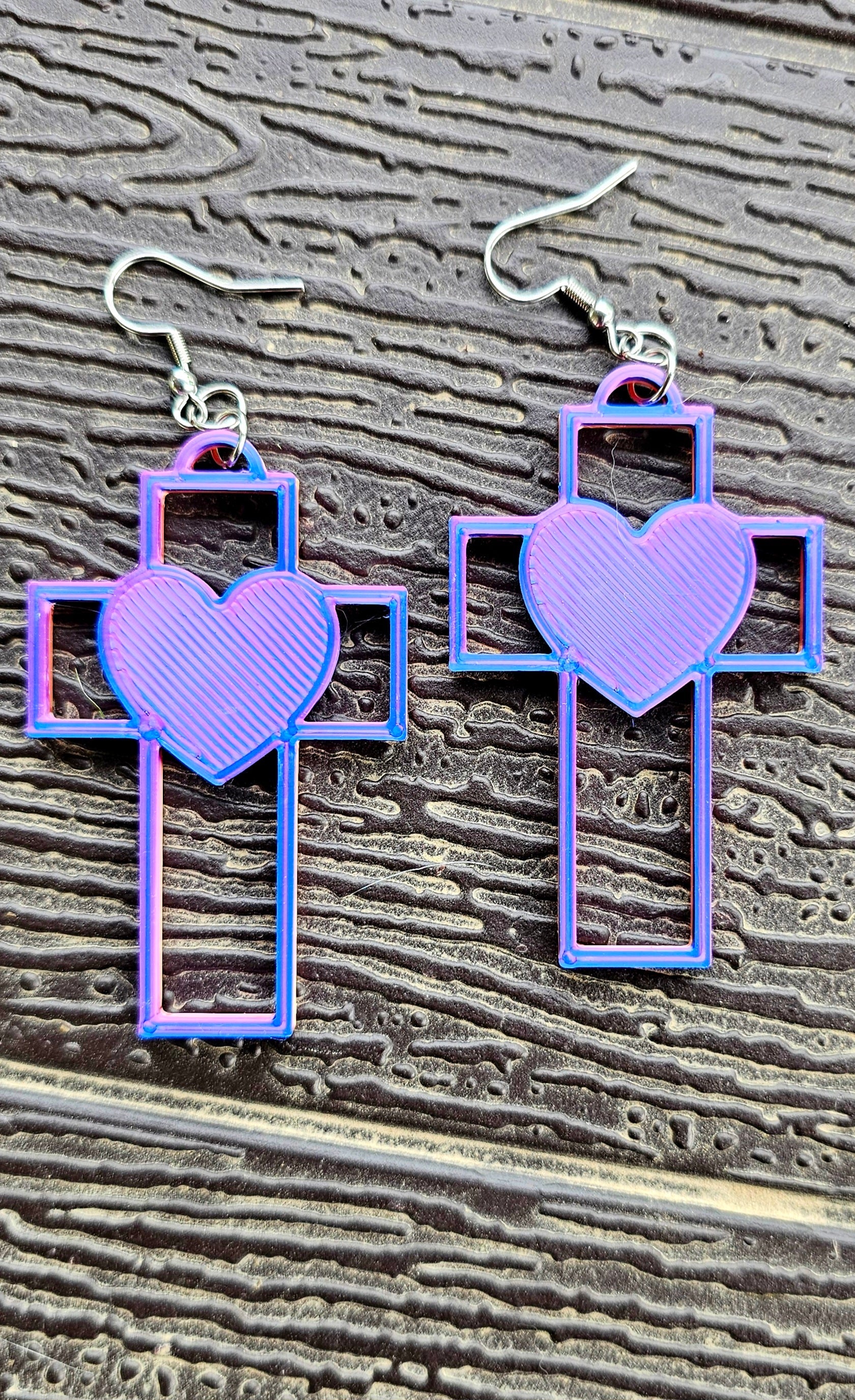 Christian Cross Faith Earrings