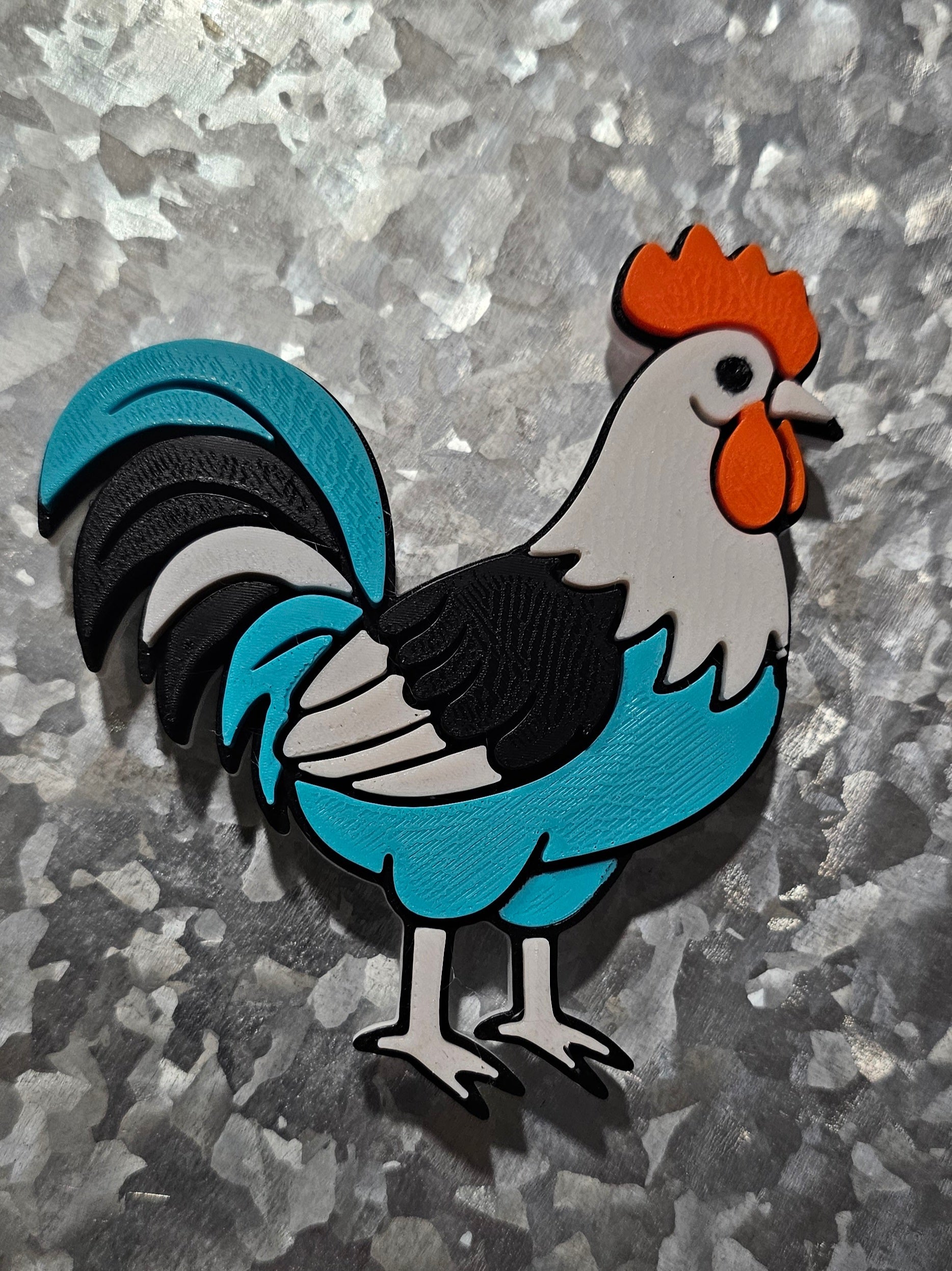 3D Printed Farm Animal & Tractor Magnets