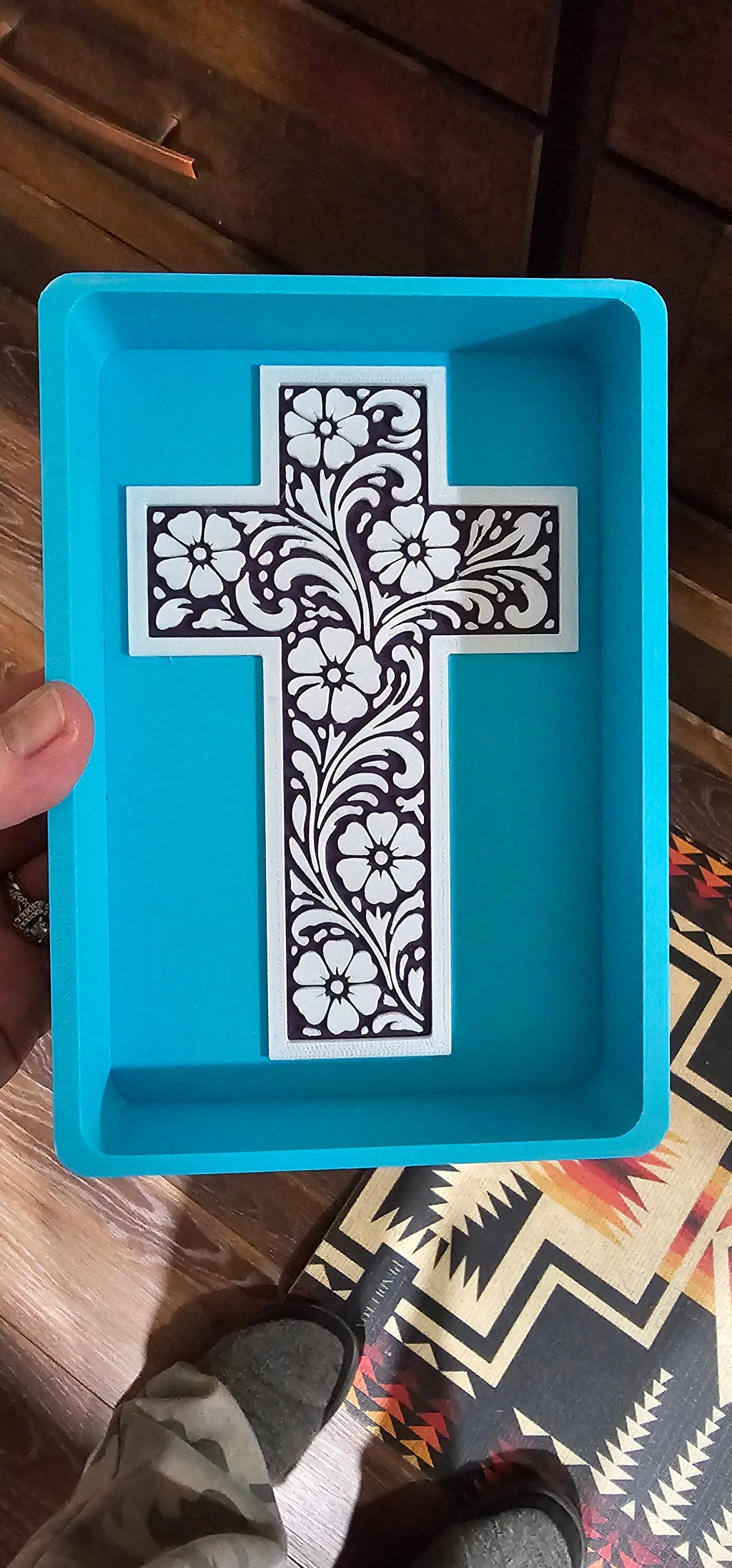 Faith Cross Accessory Tray