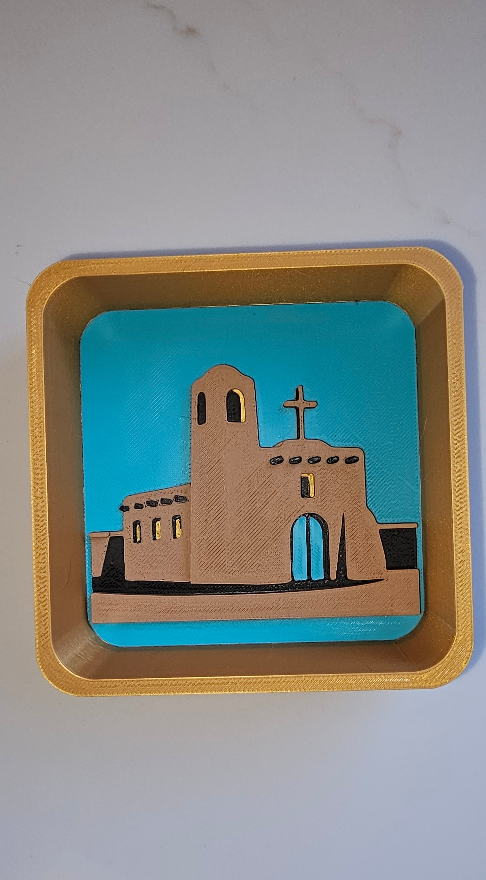 3D Printed New Mexico Accessory Tray and Trinket Box