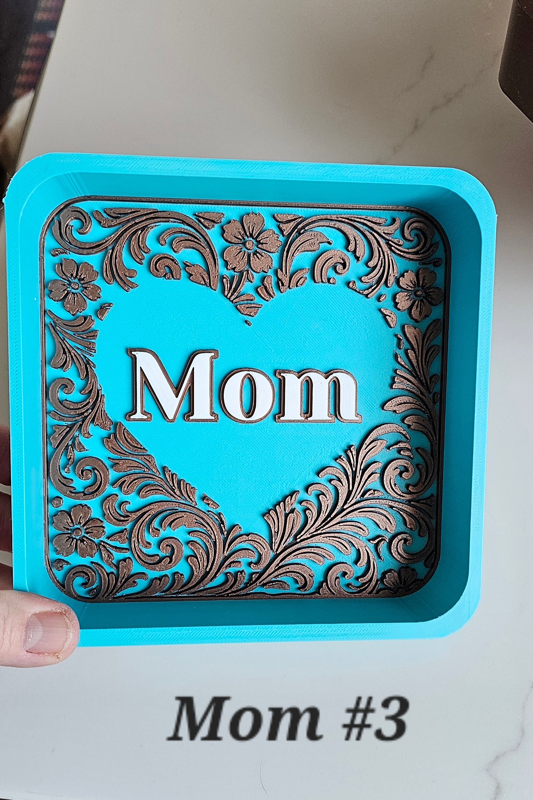 3D-Printed Western Trinket Tray