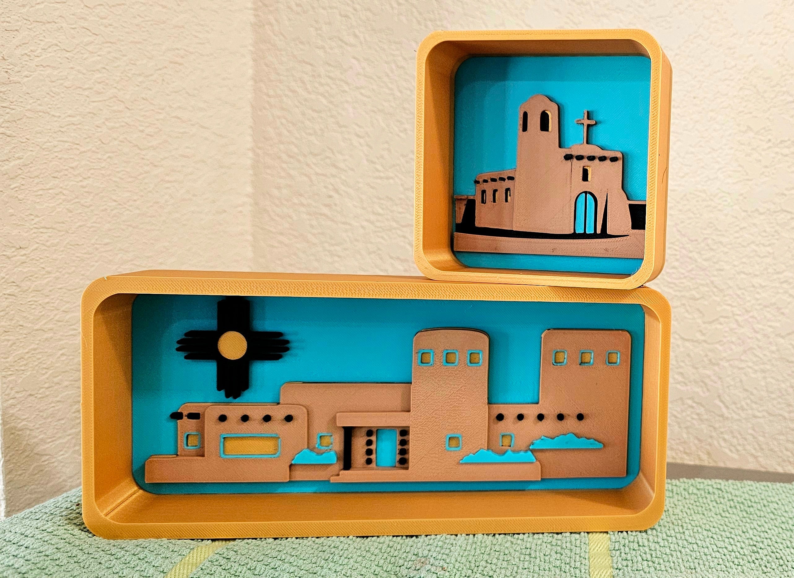 3D Printed New Mexico Accessory Tray and Trinket Box