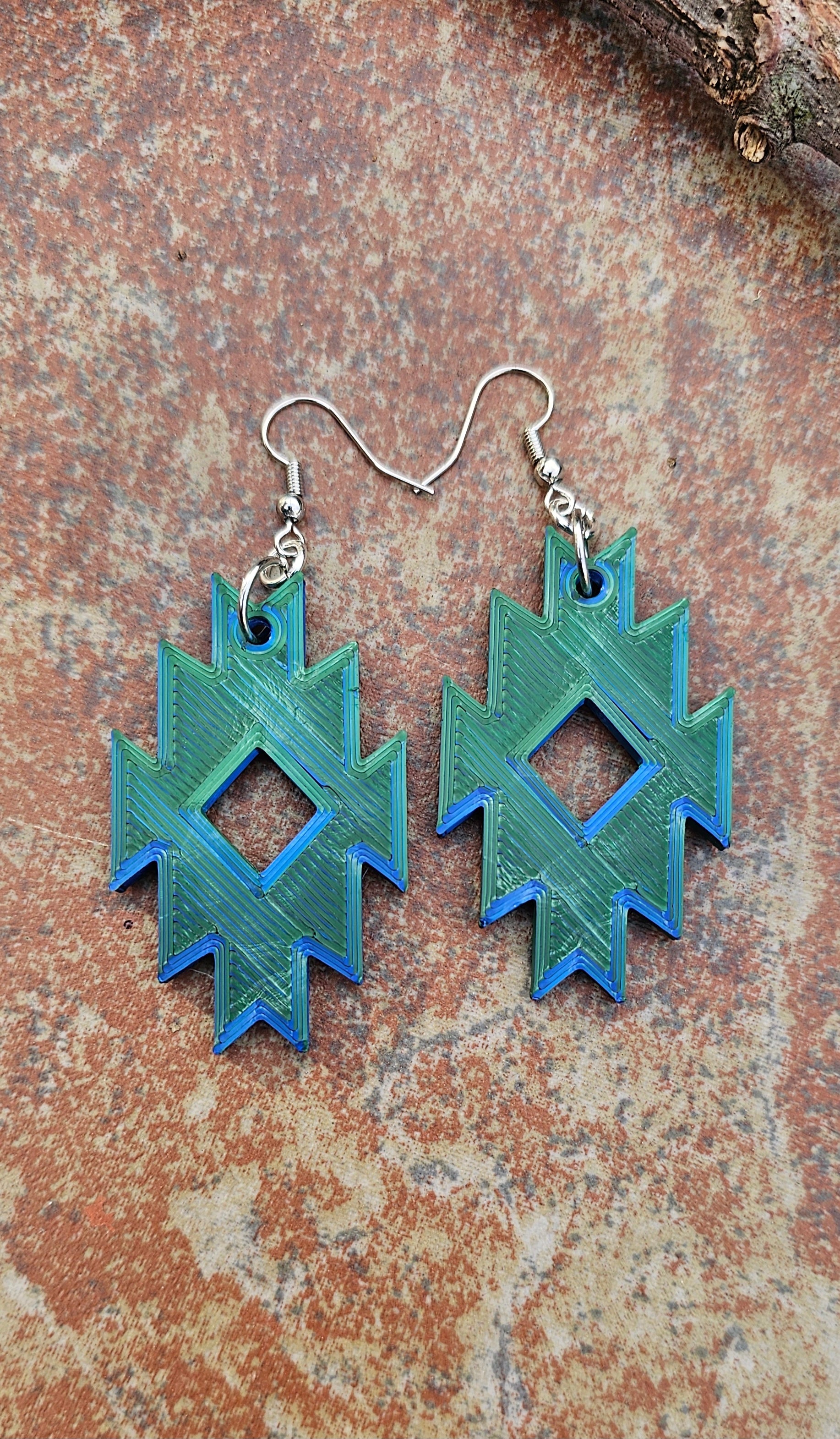 Southwestern Aztec Boho Earrings