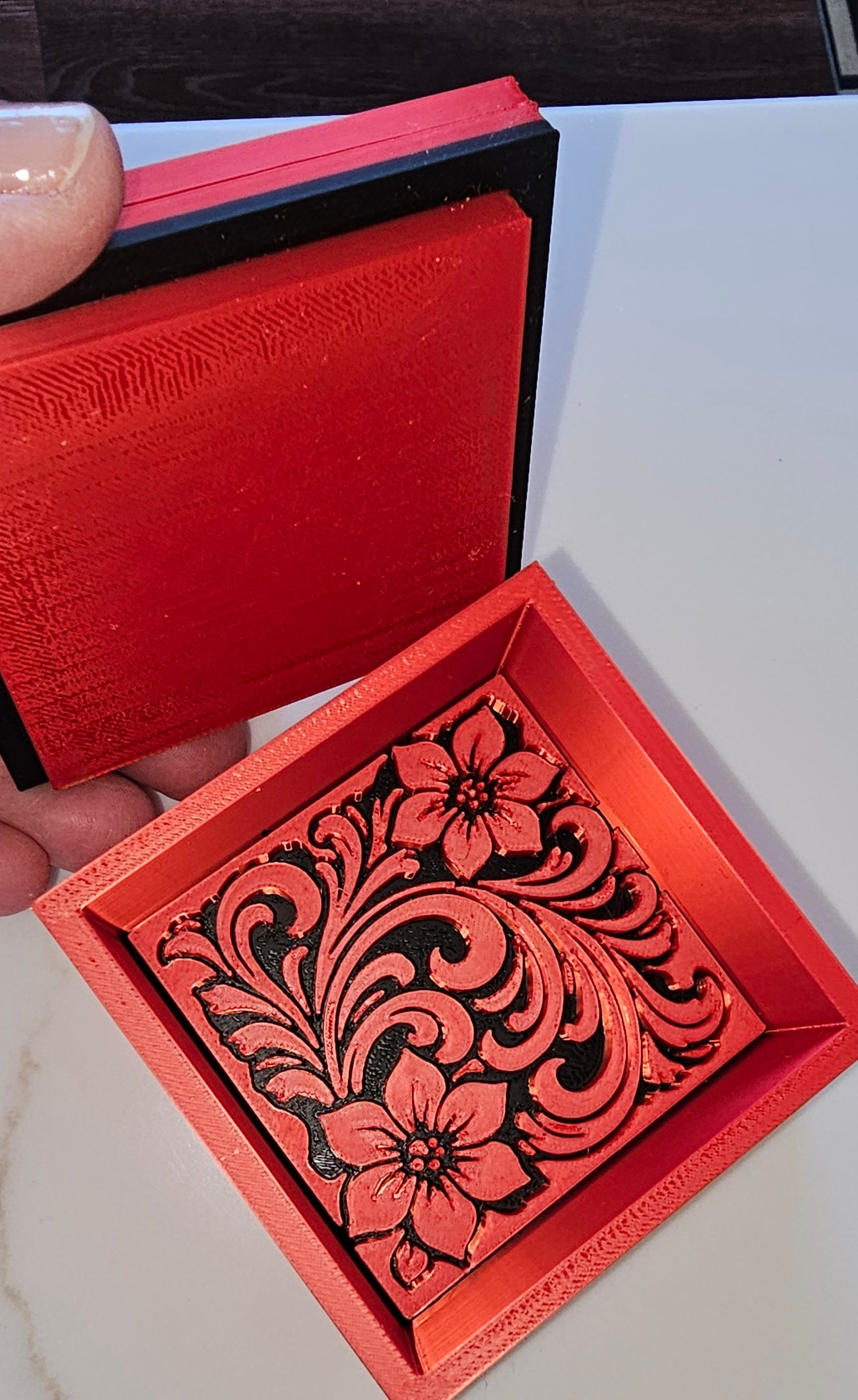 3D Printed Western Tooled Gift Box
