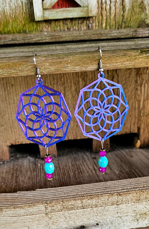 3D Printed Boho Earrings
