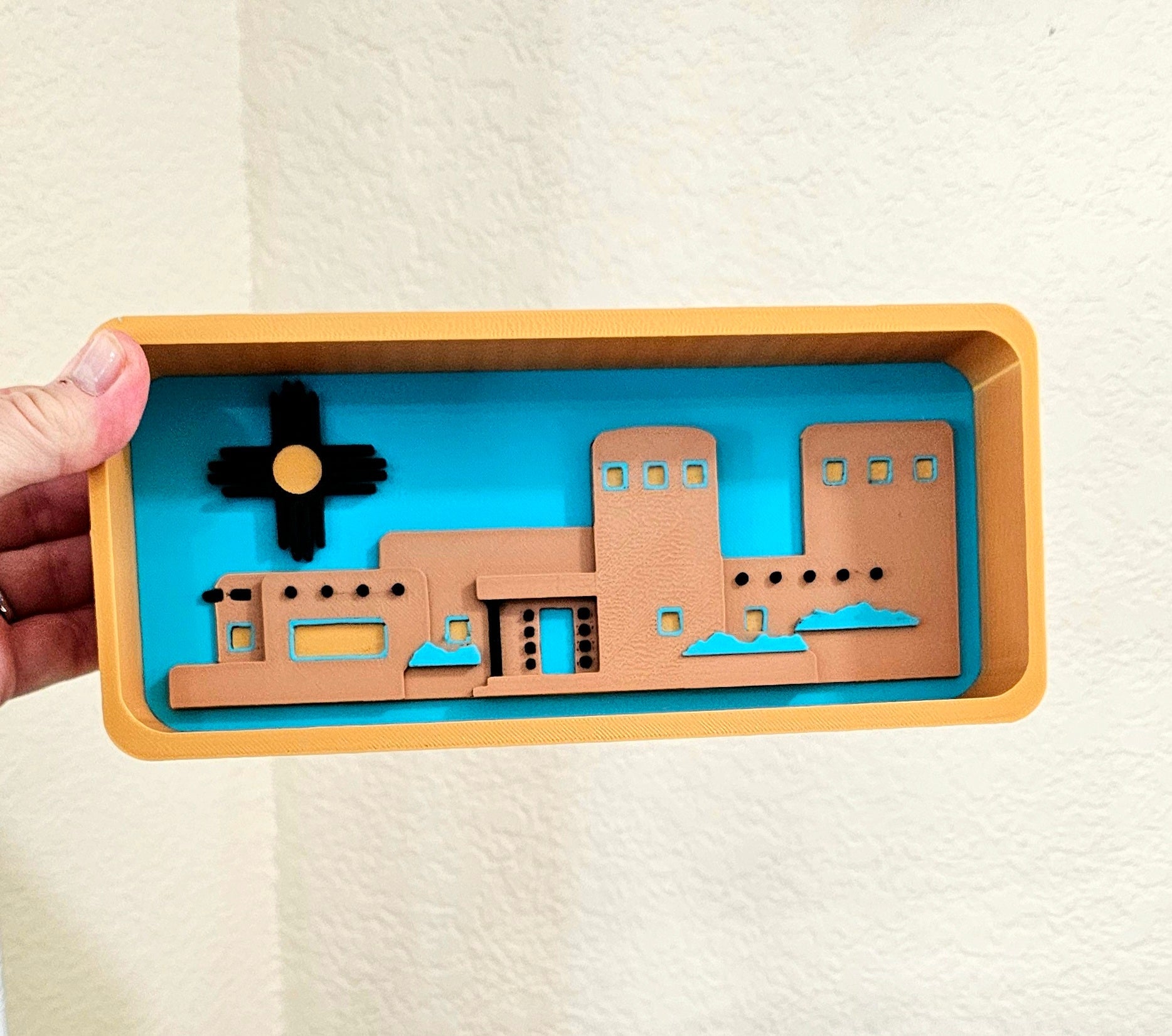 3D Printed New Mexico Accessory Tray and Trinket Box