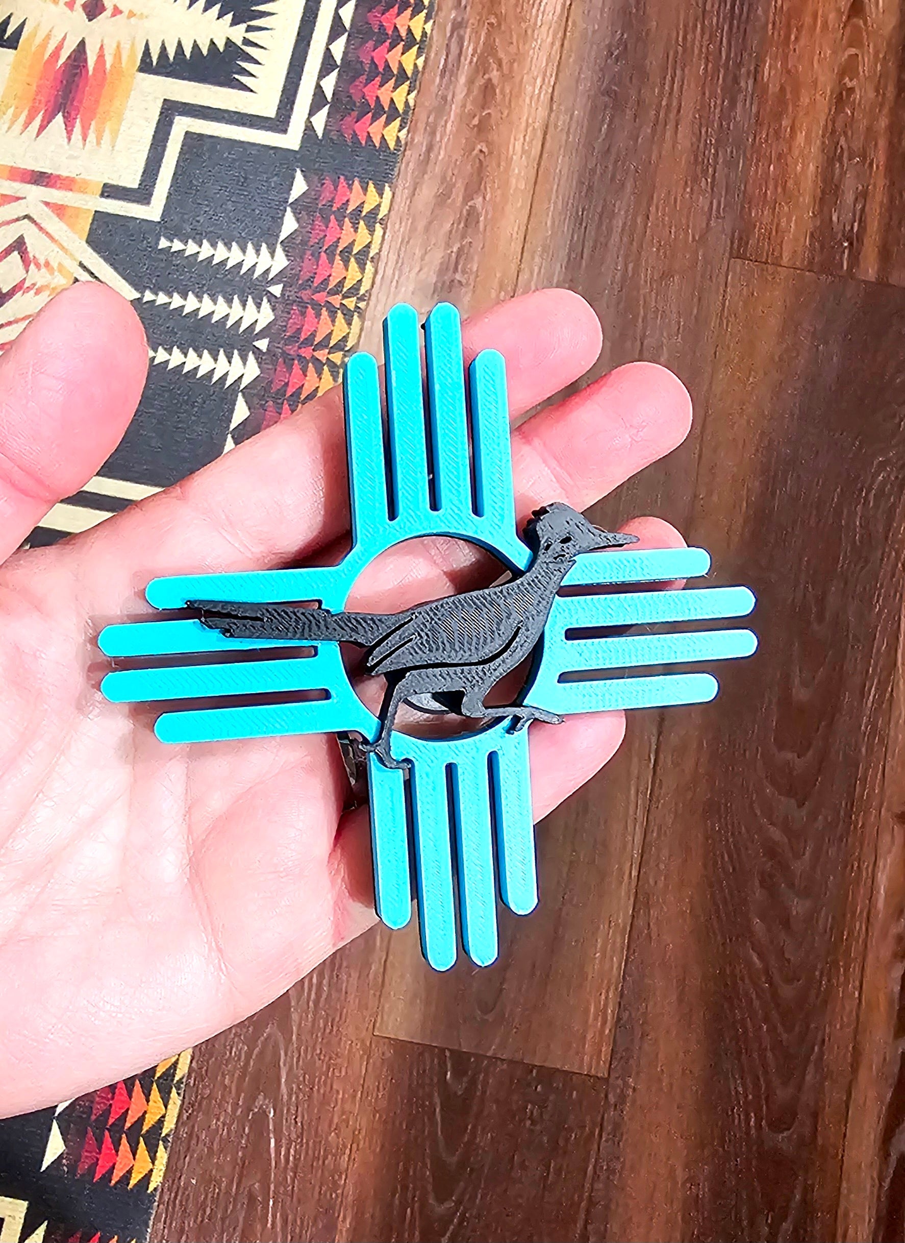 New Mexico Zia Magnet, Bookmark, Keychain, or Earrings
