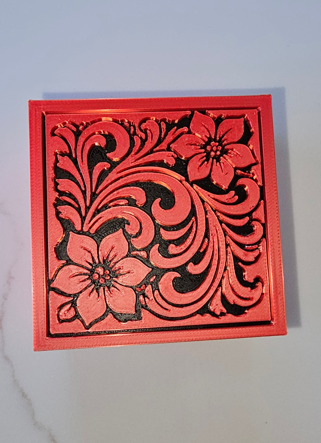 3D Printed Western Tooled Gift Box