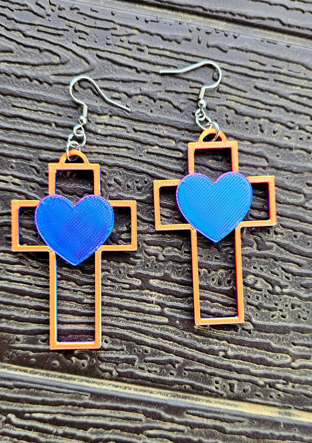 Christian Cross Faith Earrings