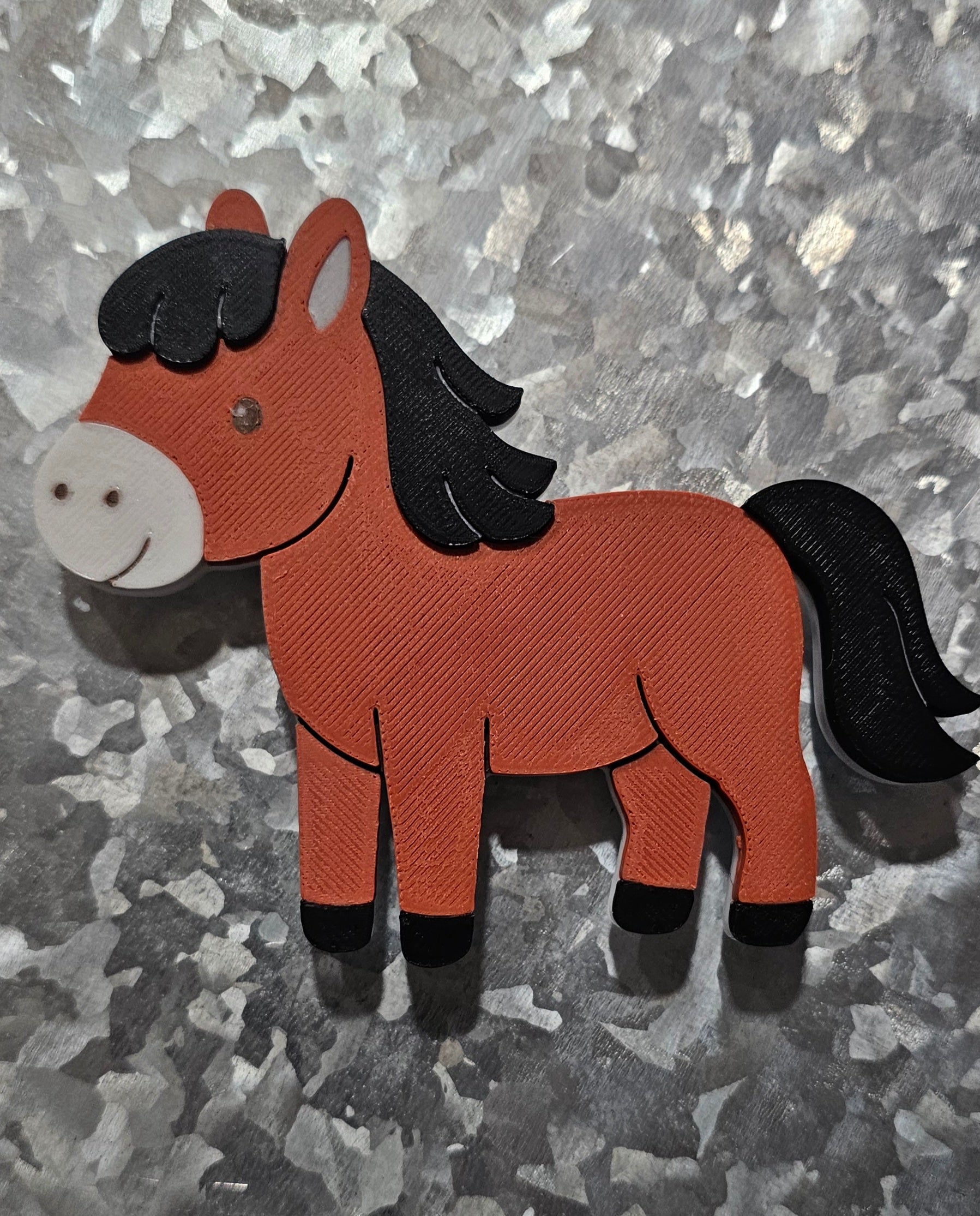 3D Printed Farm Animal & Tractor Magnets