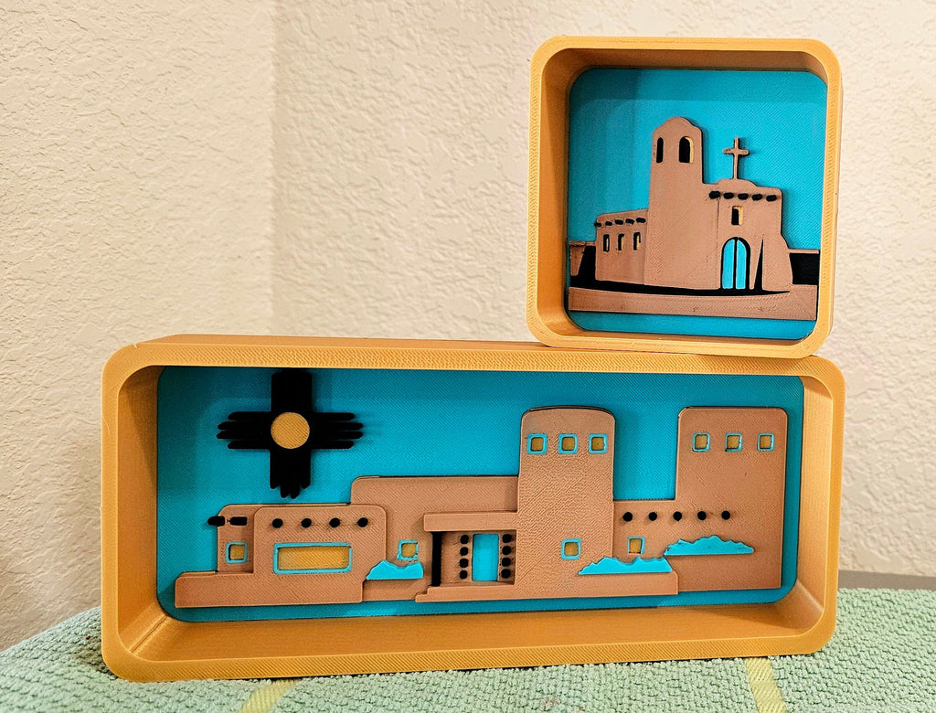 3D Printed New Mexico Accessory Tray and Trinket Box