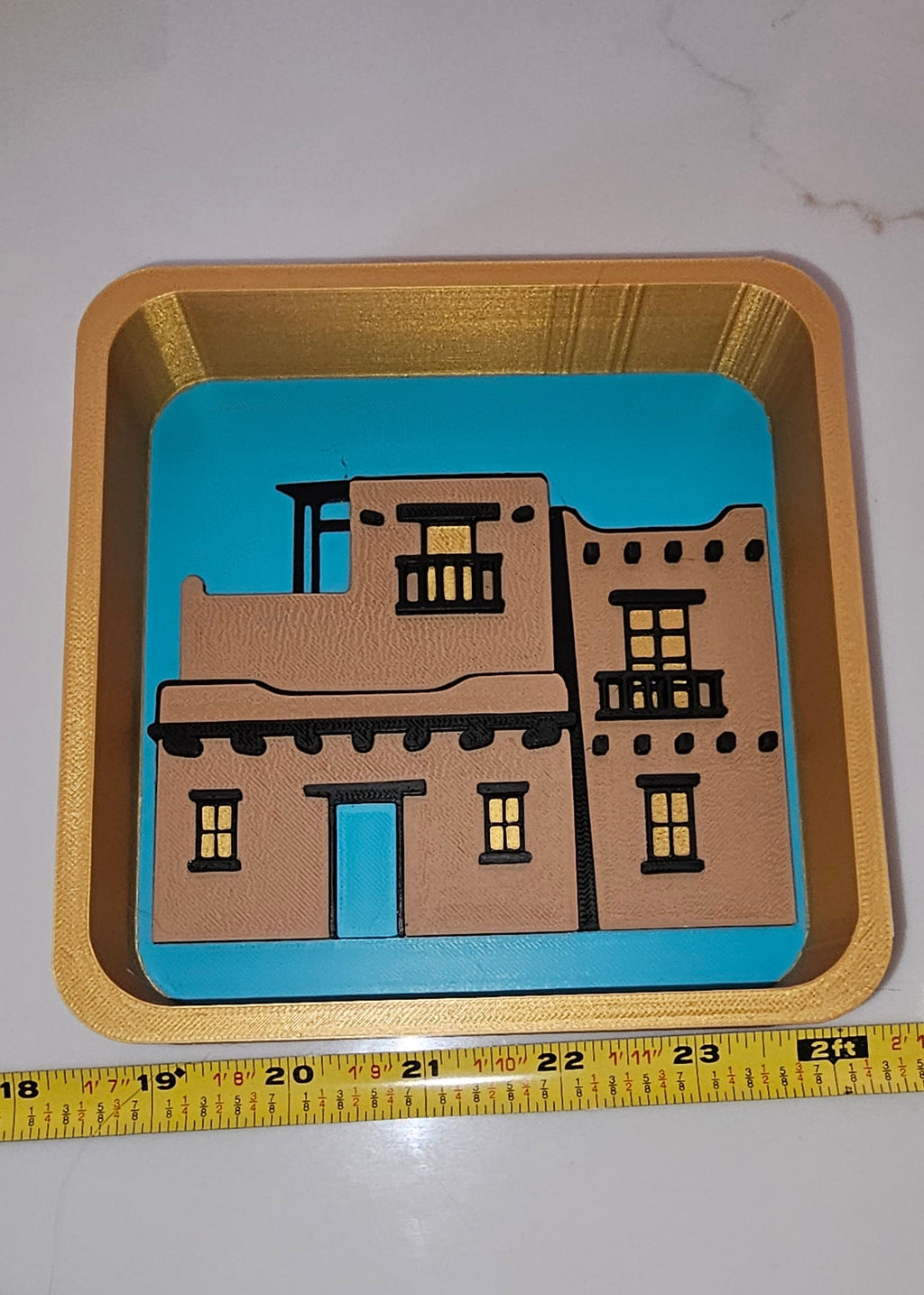 3D Printed New Mexico Accessory Tray and Trinket Box