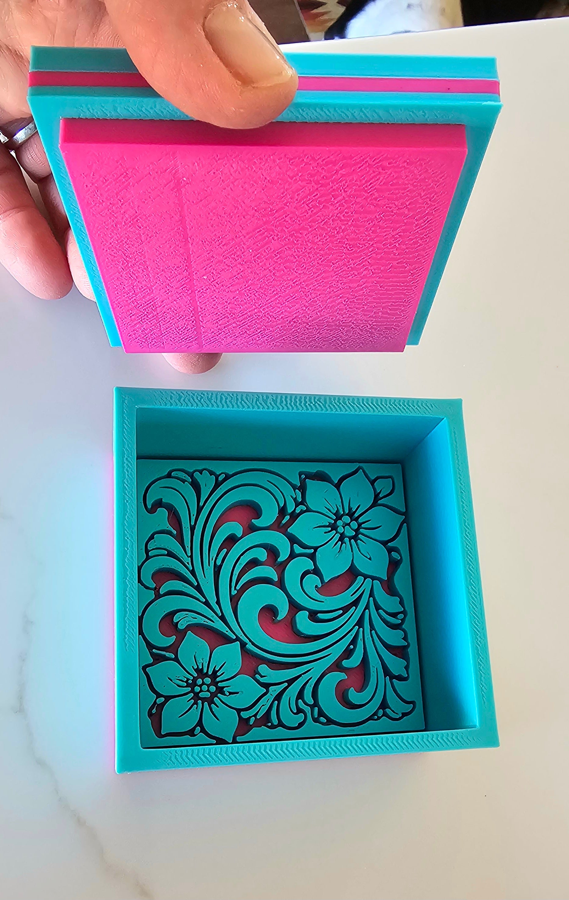 3D Printed Western Tooled Gift Box