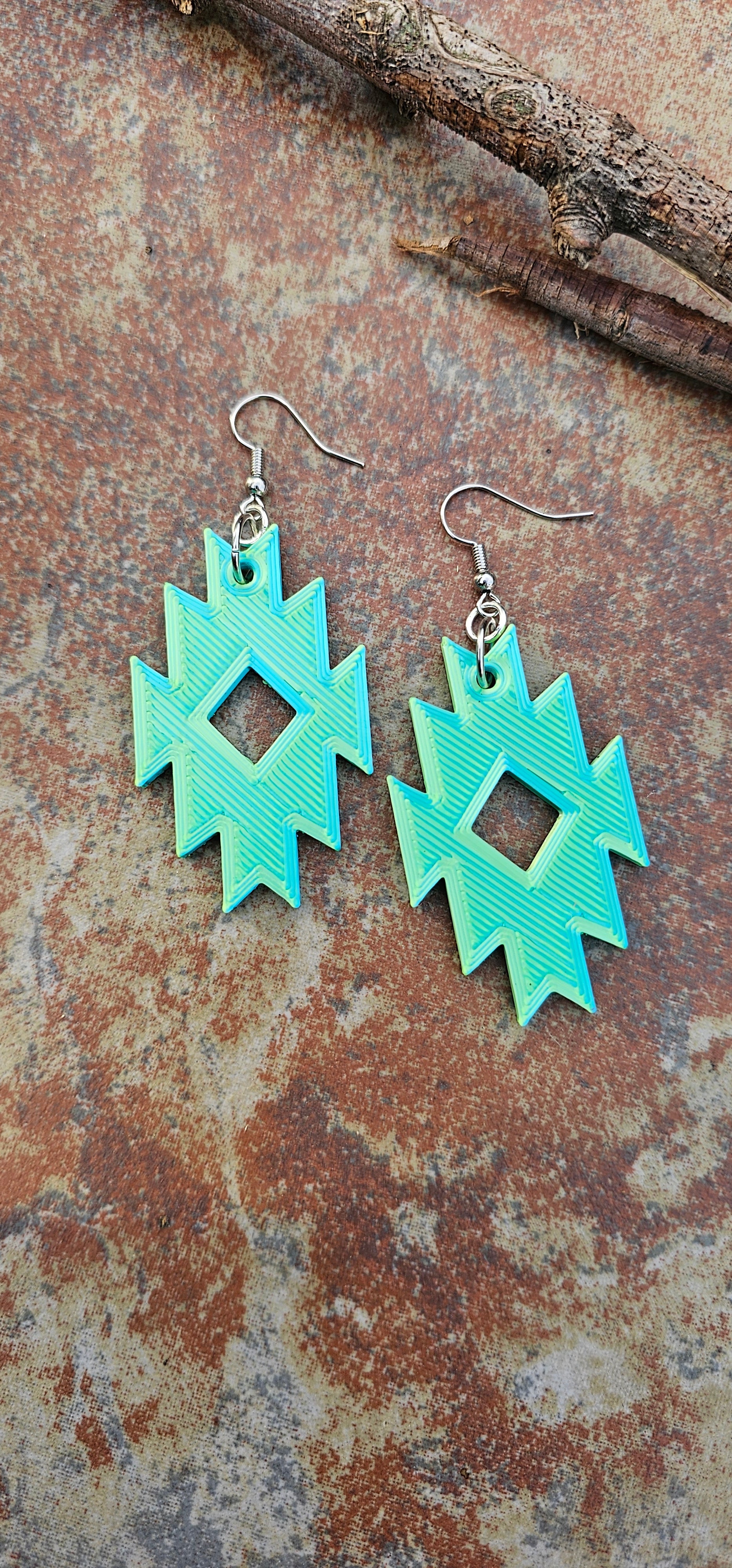 Southwestern Aztec Boho Earrings