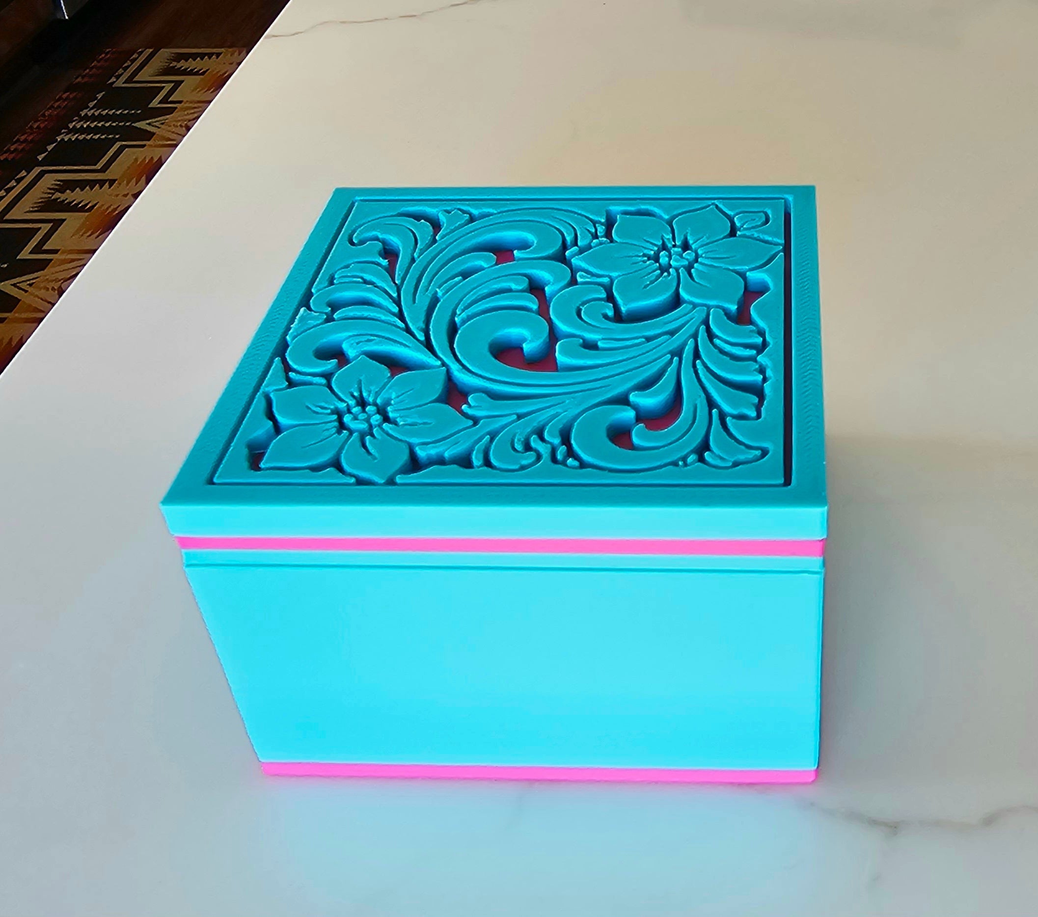 3D Printed Western Tooled Gift Box