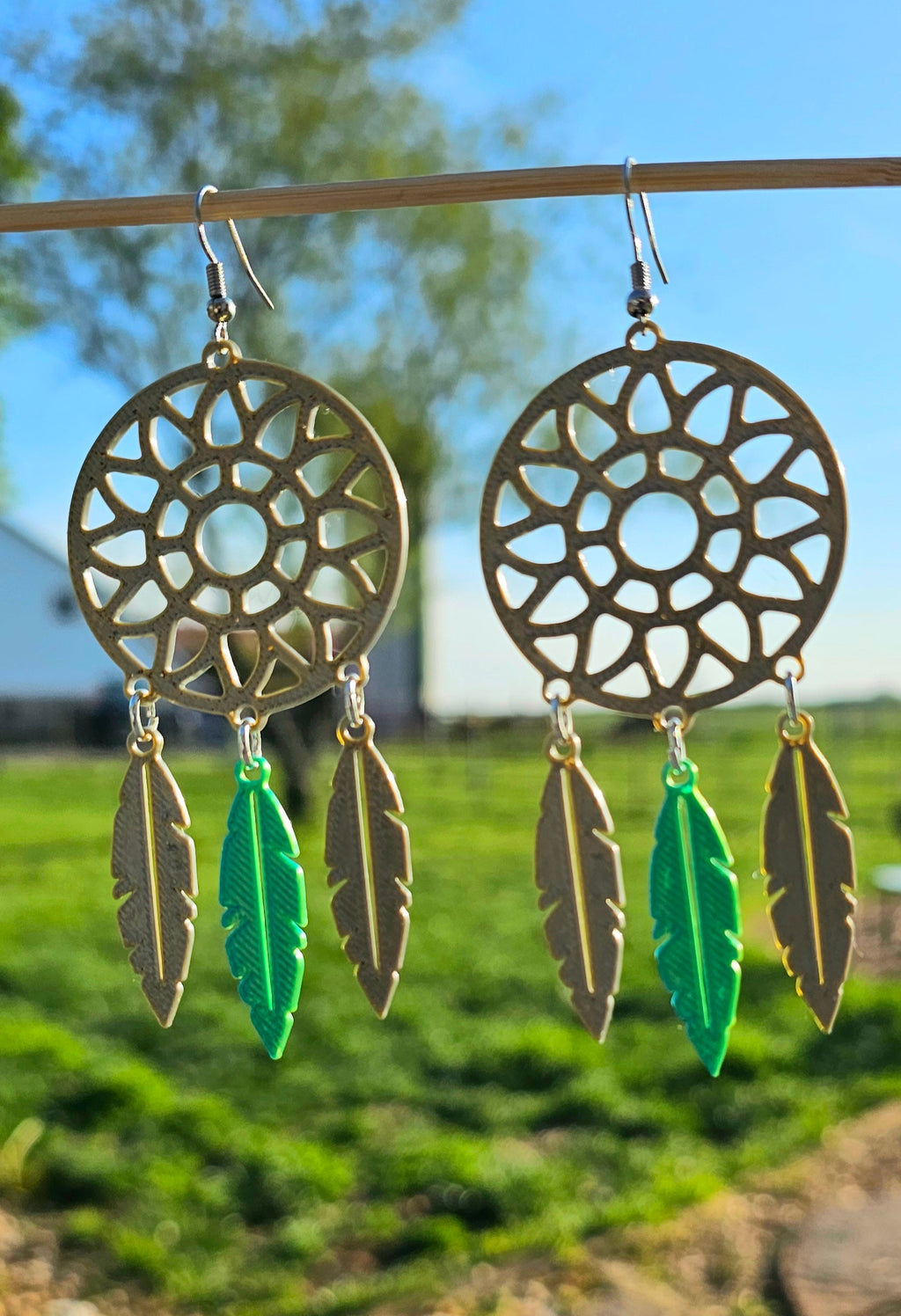 Dreamcatcher Boho Earrings