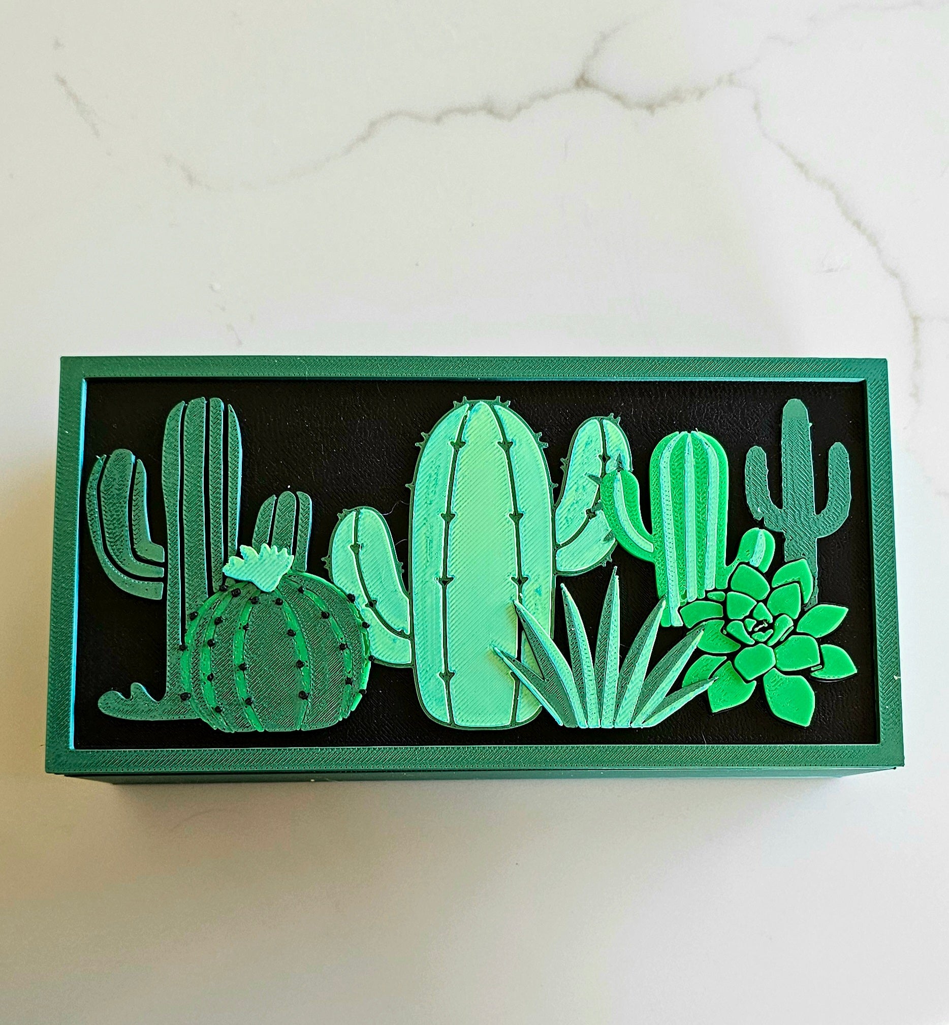 3D Printed Cactus Gift Box