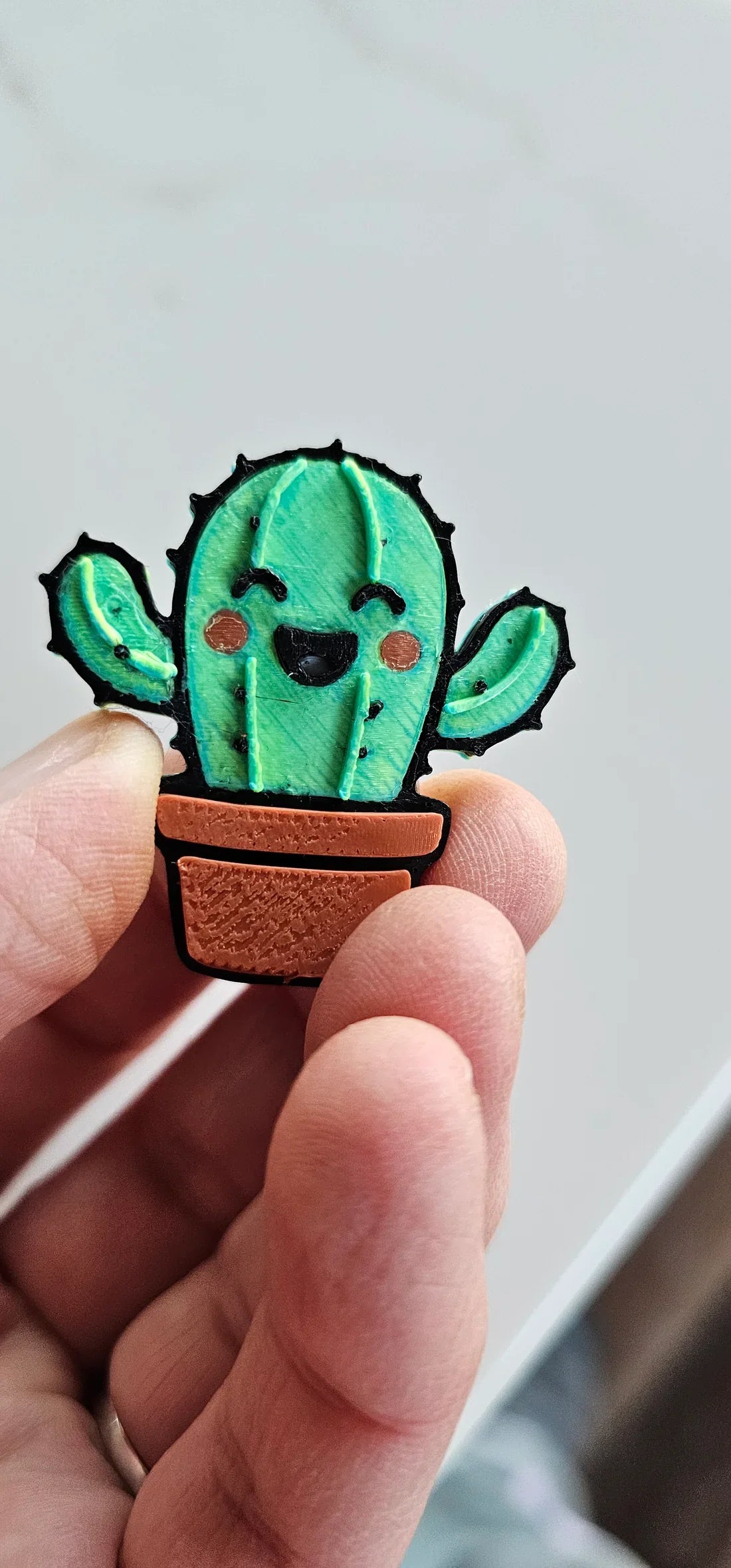 Happy Cactus Hat Pin