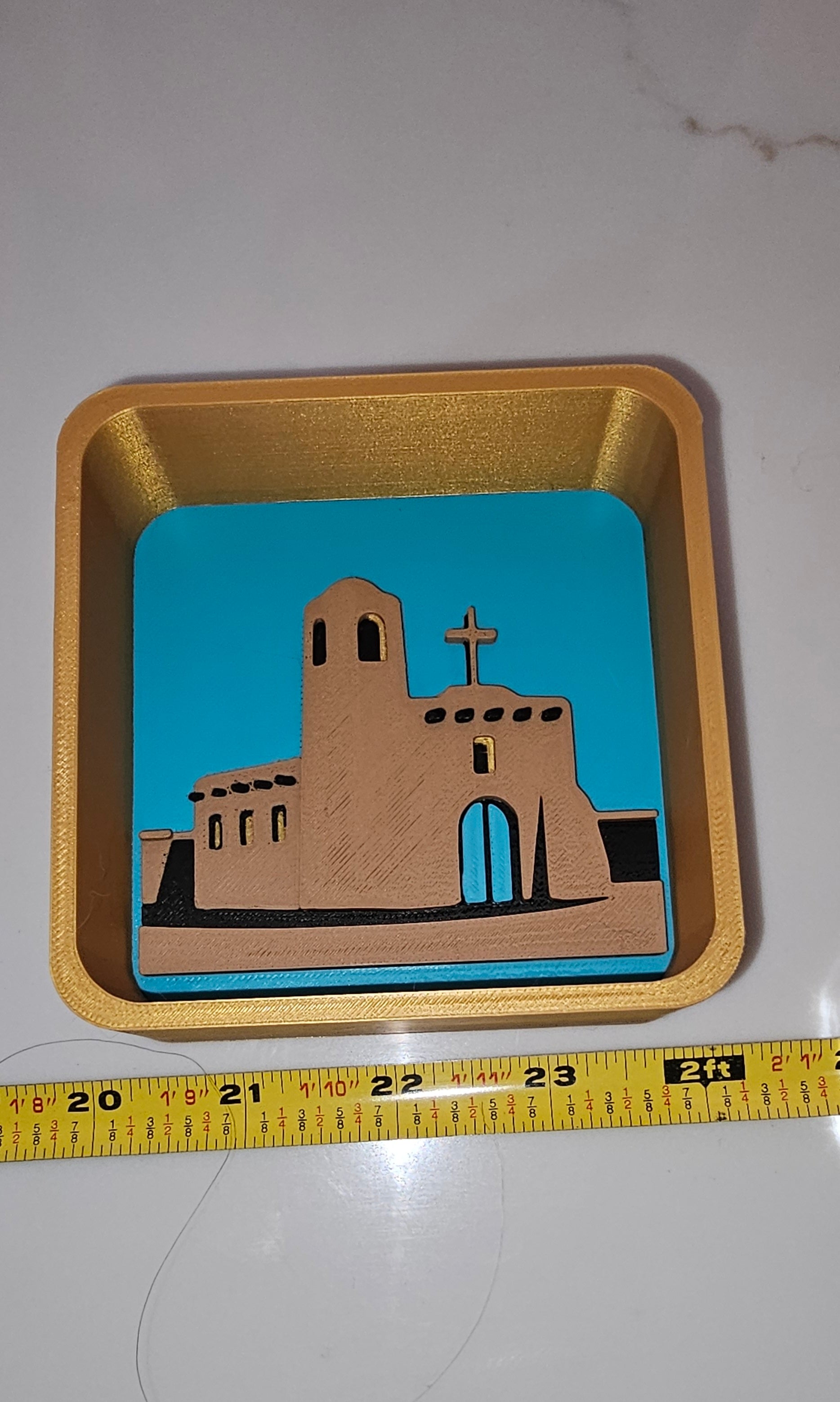 3D Printed New Mexico Accessory Tray and Trinket Box