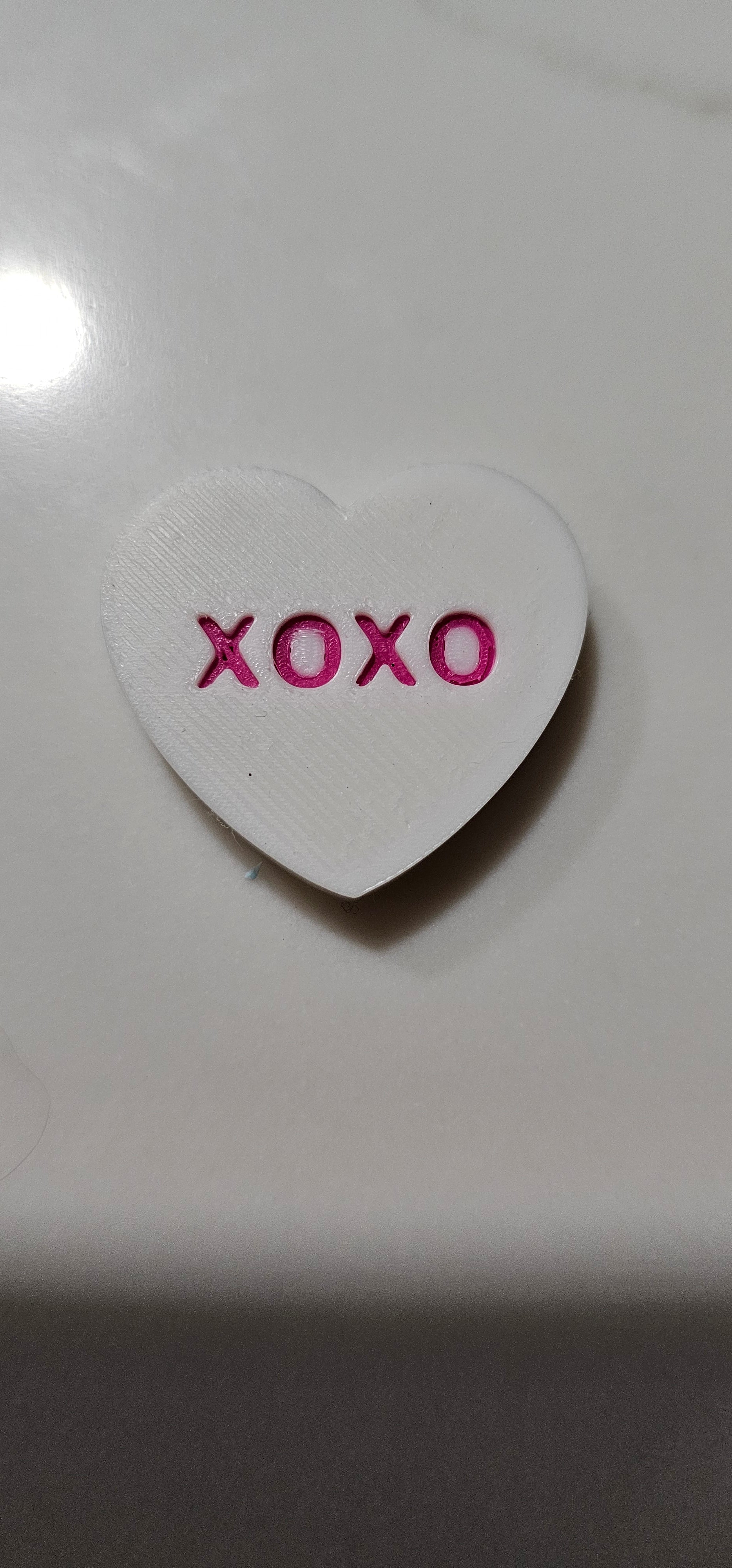 3D Printed Conversation Heart Pins or Earrings