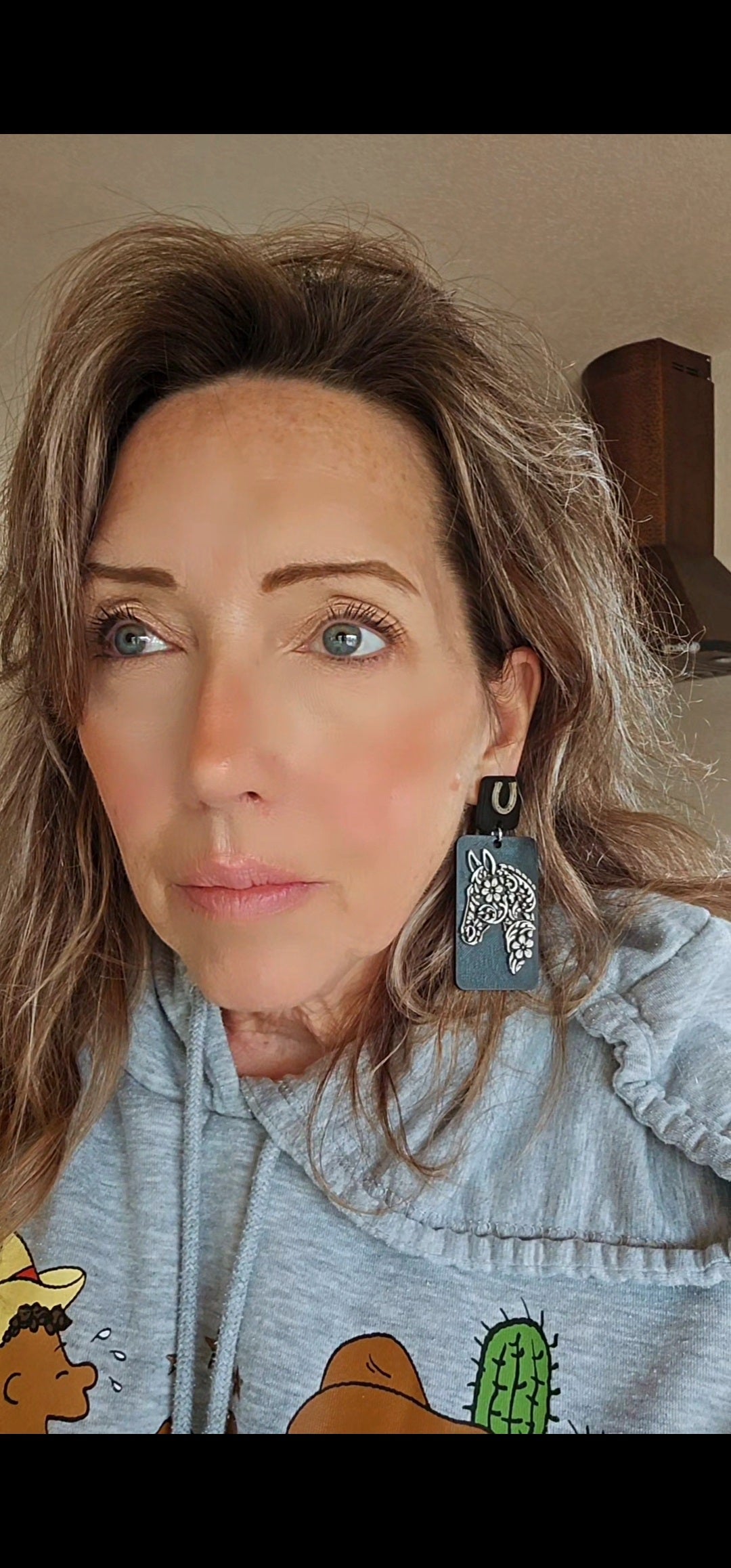 3D Printed Horse Earrings