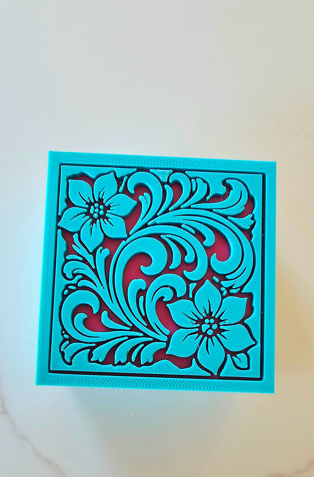 3D Printed Western Tooled Gift Box
