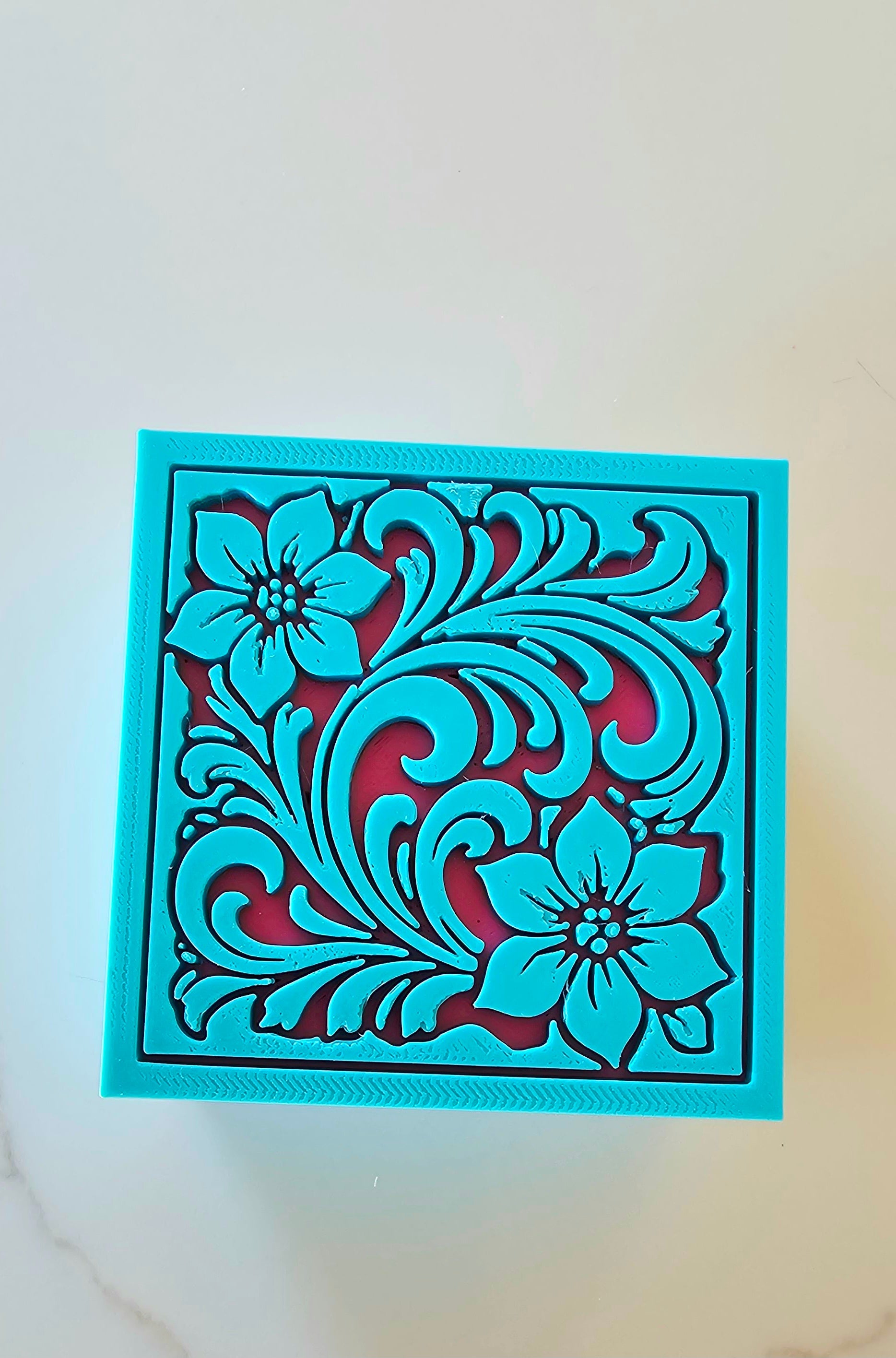 3D Printed Western Tooled Gift Box