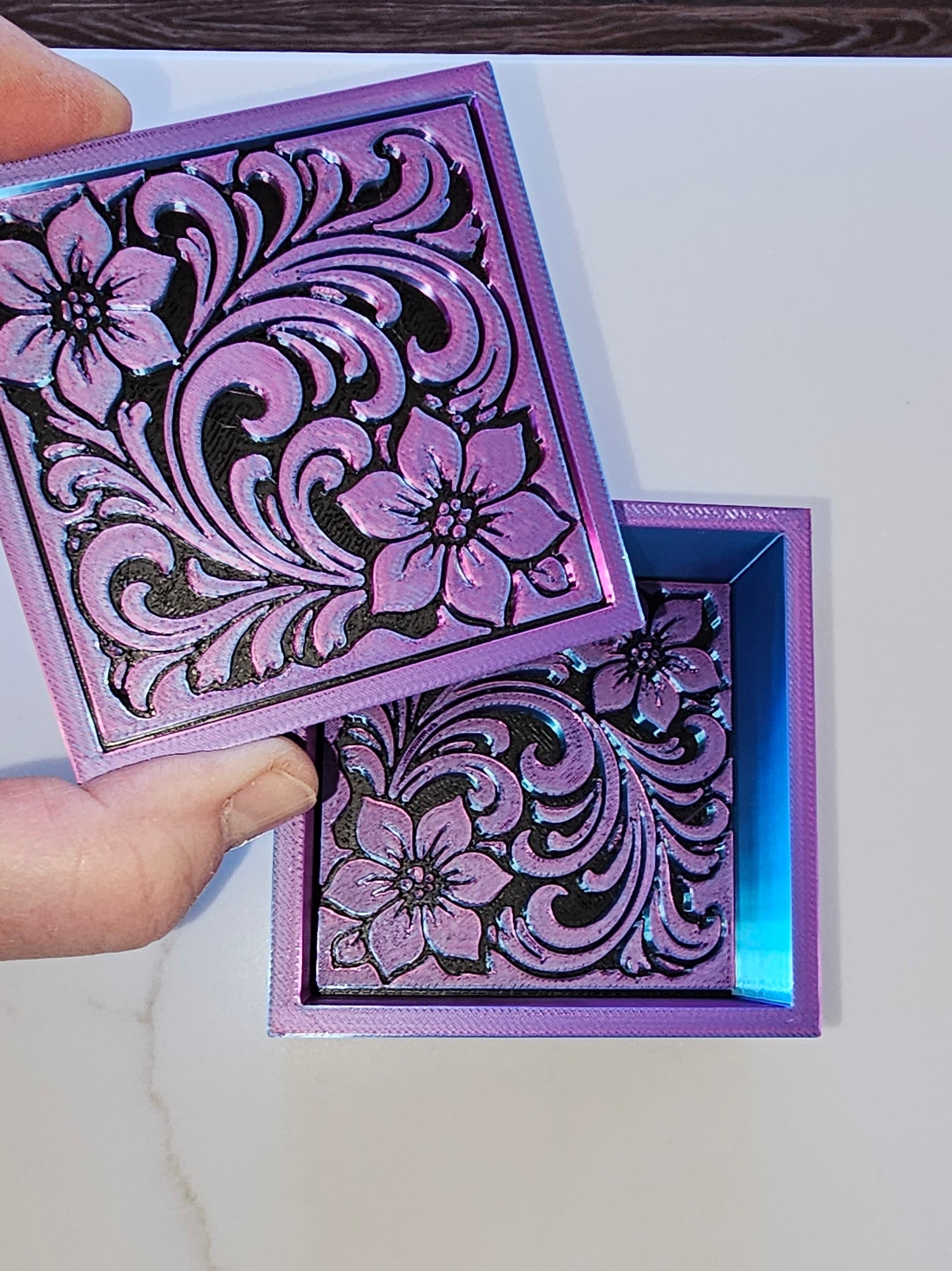3D Printed Western Tooled Gift Box