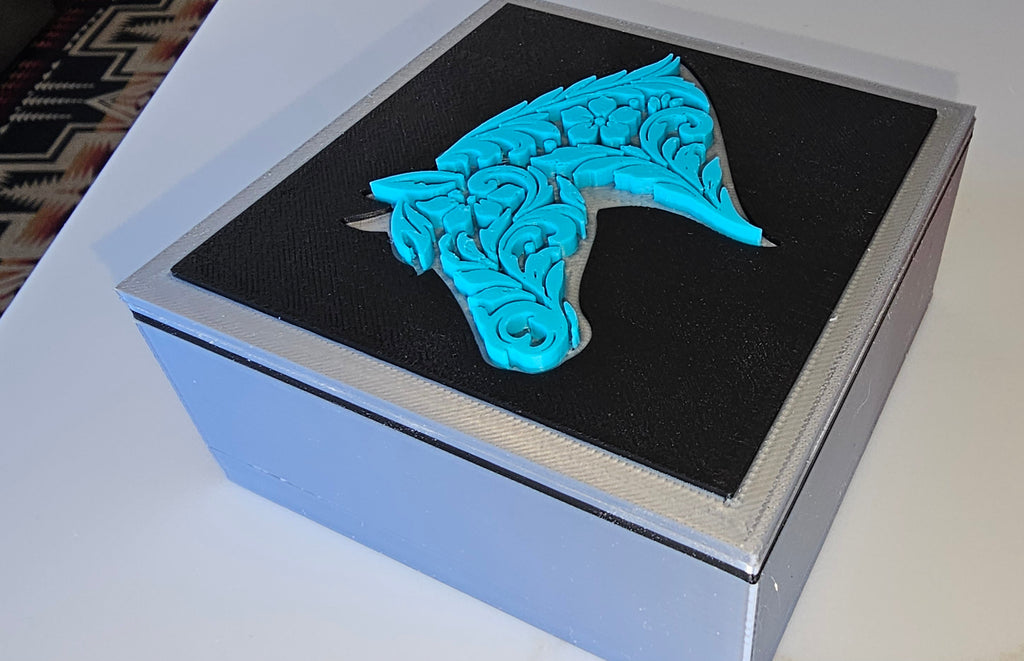 3D Printed Western Tooled Gift Box