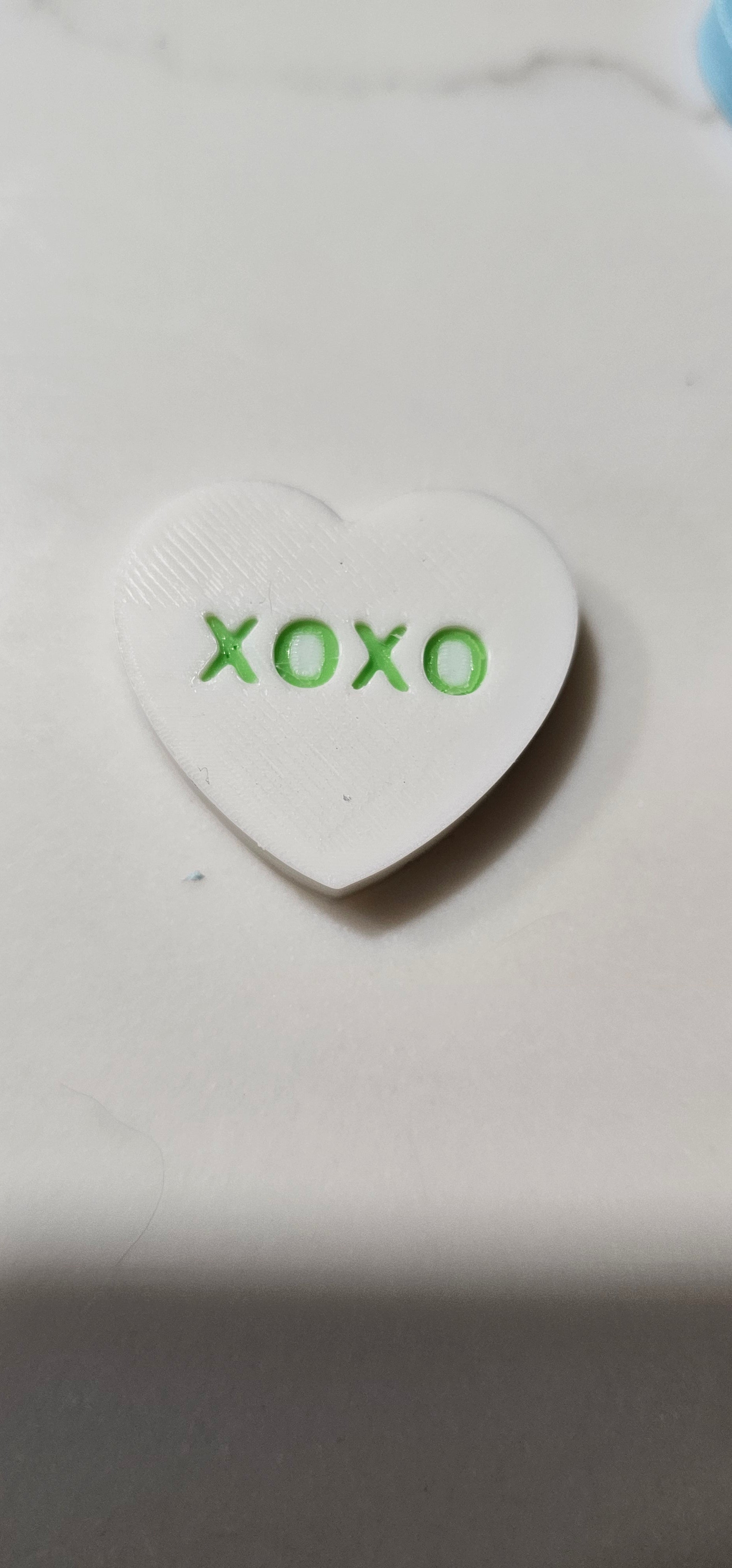 3D Printed Conversation Heart Pins or Earrings