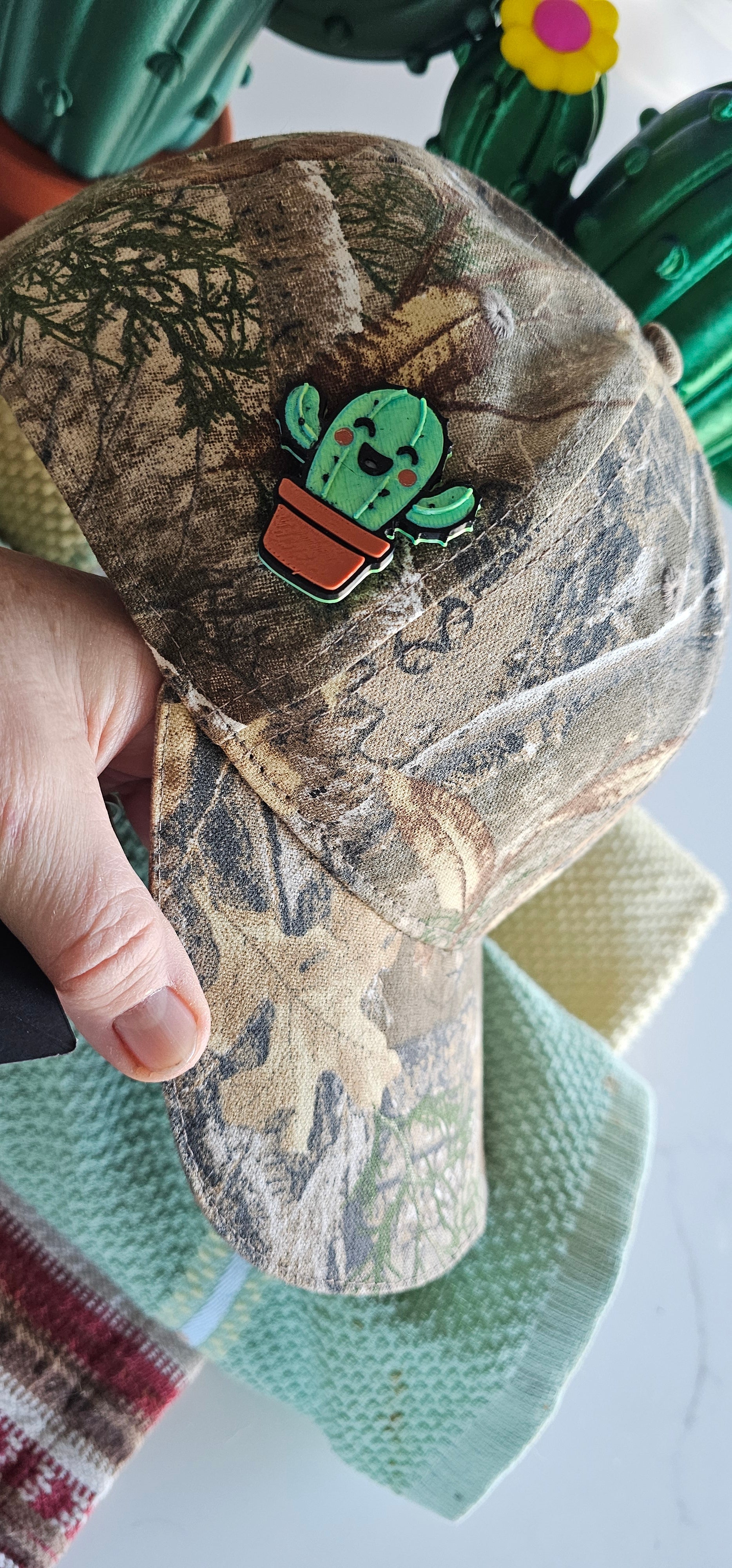Happy Cactus Hat Pin