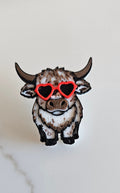 3D Printed Highland Cow Magnet