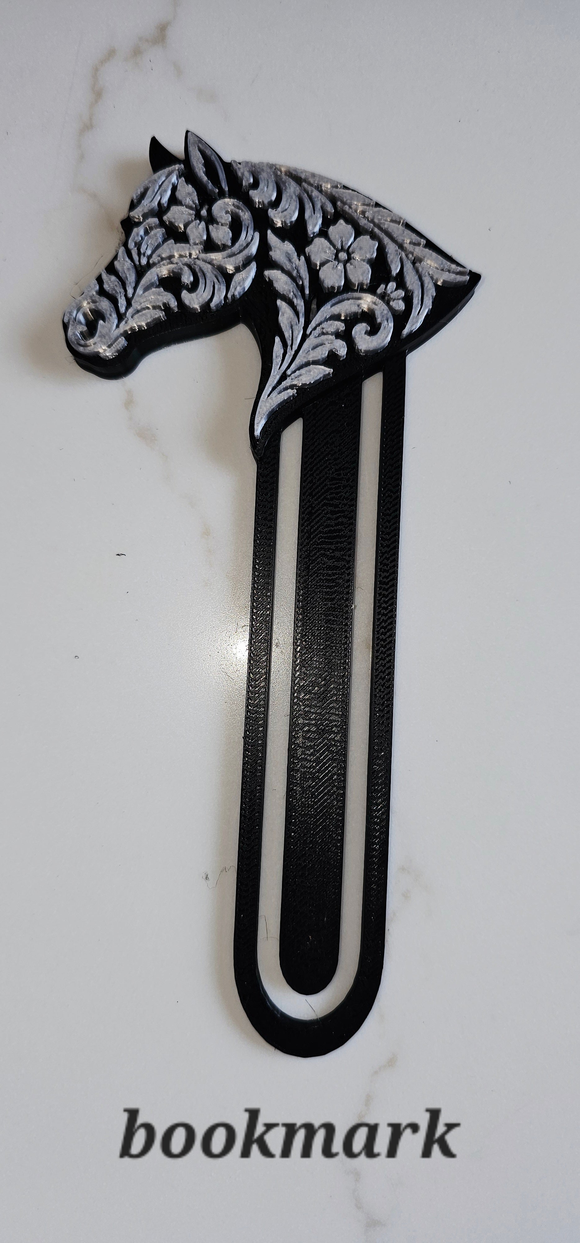 3D Printed Year of the Horse Bookmark, Keychain, Charm, Pin, or Magnet