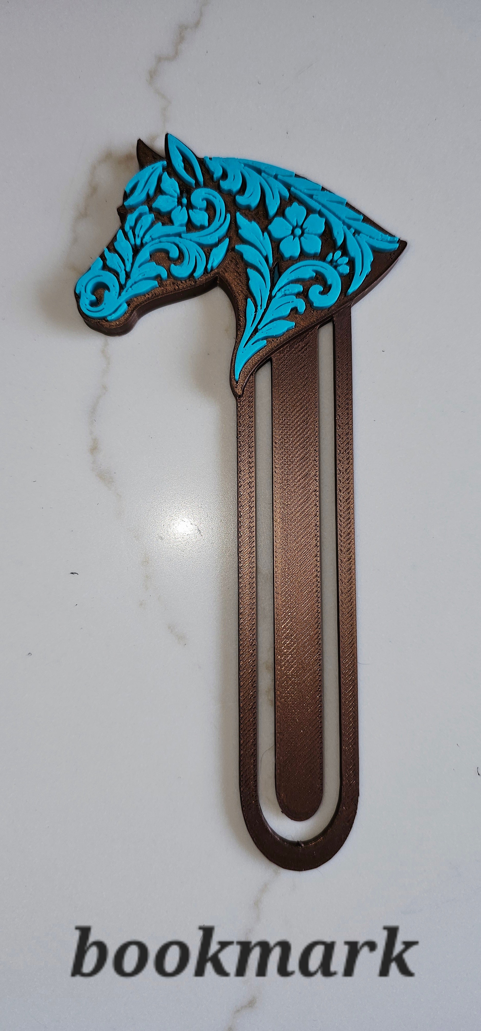 3D Printed Year of the Horse Bookmark, Keychain, Charm, Pin, or Magnet