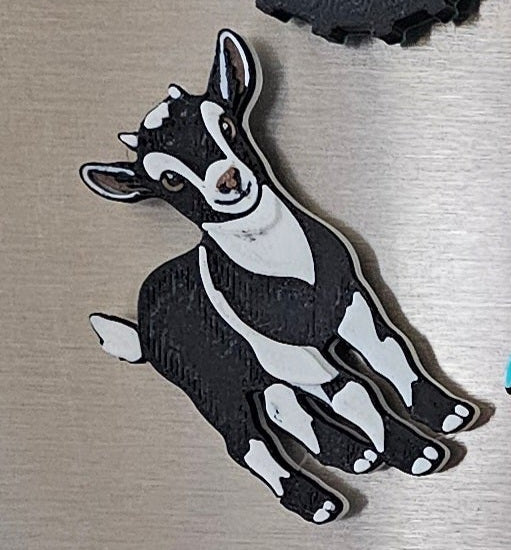 3D Printed Farm Animal & Tractor Magnets