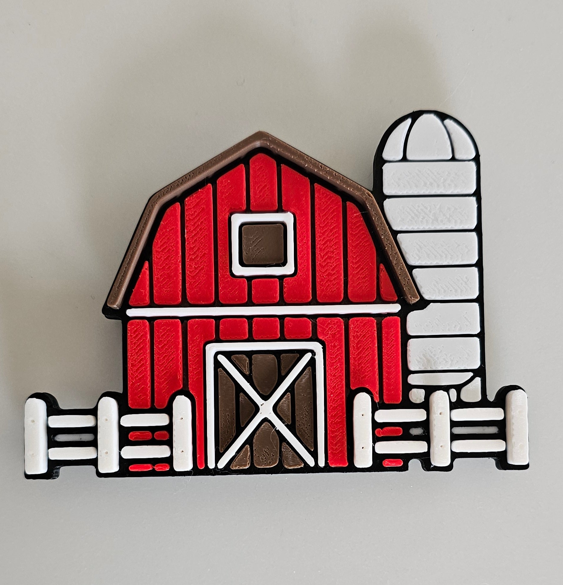3D Printed Farm Animal & Tractor Magnets