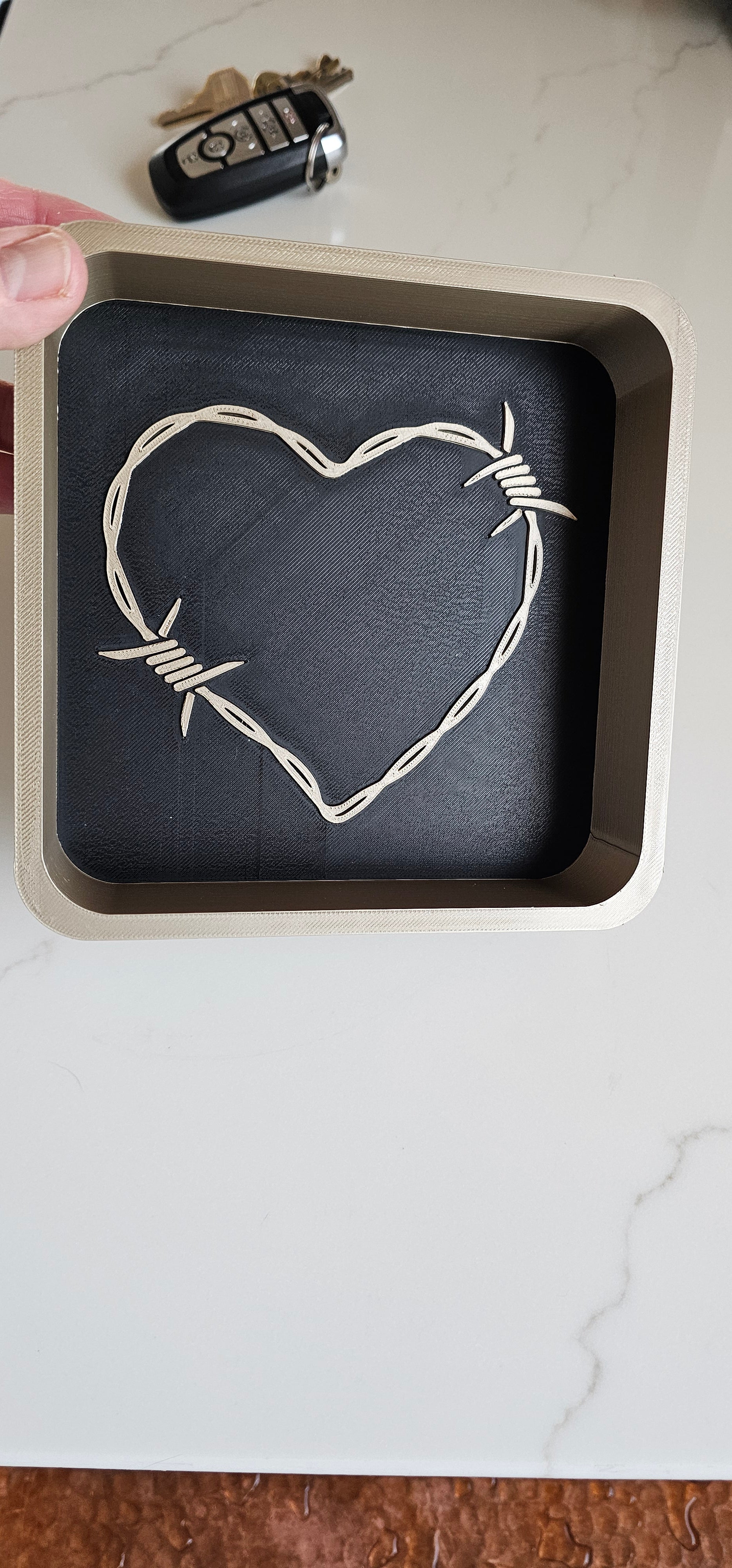 3D-Printed Western Trinket Tray