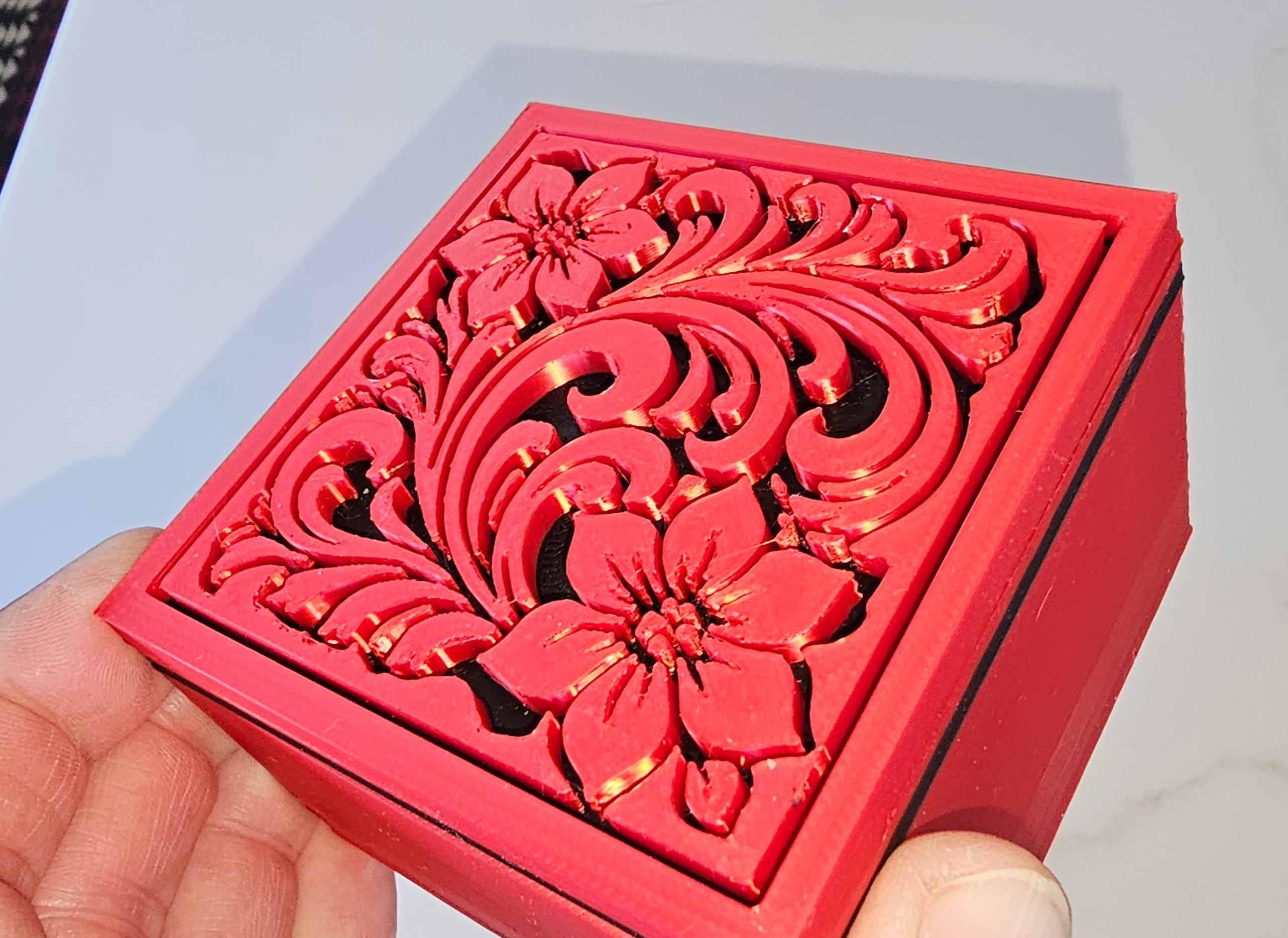 3D Printed Western Tooled Gift Box