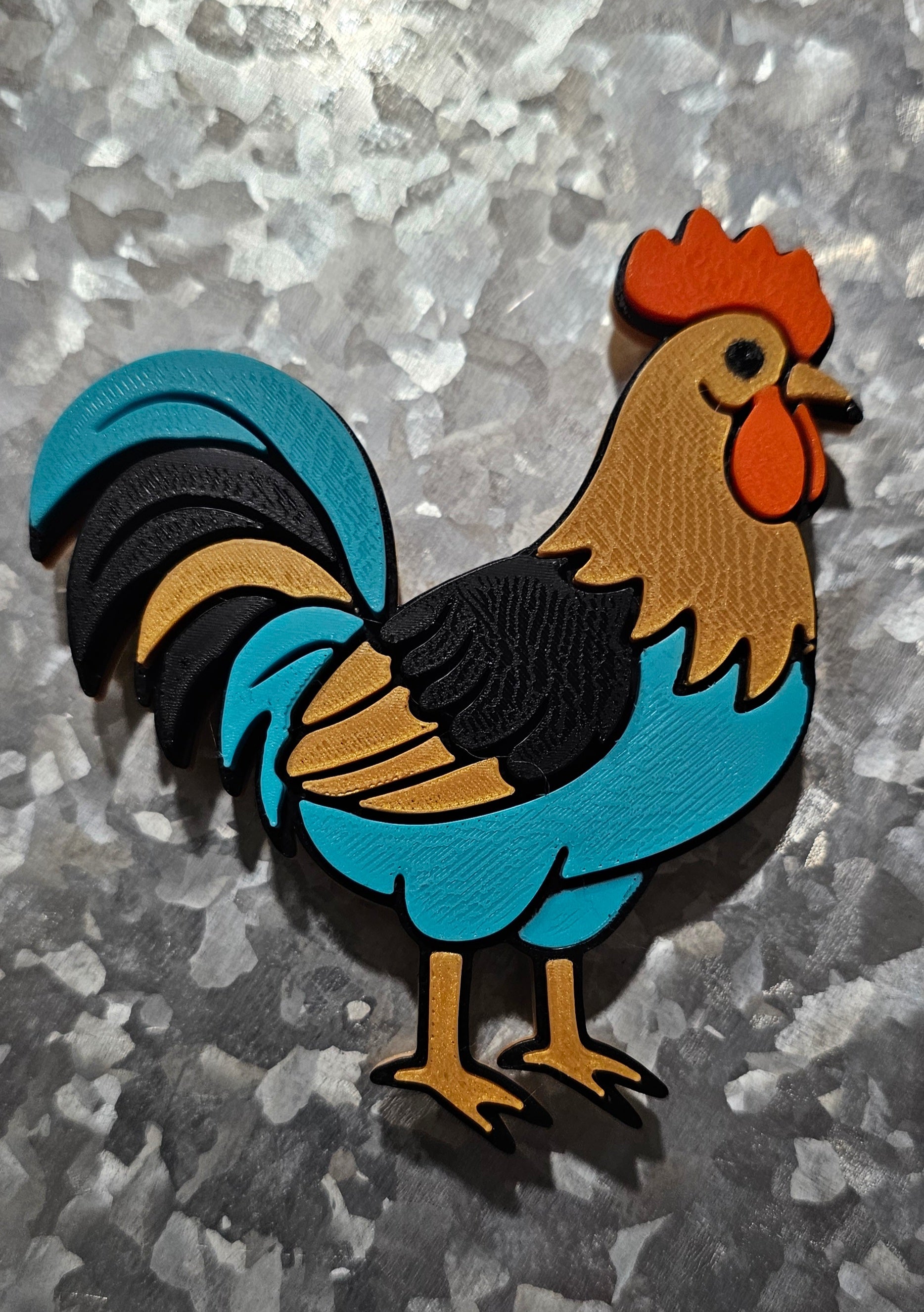 3D Printed Farm Animal & Tractor Magnets