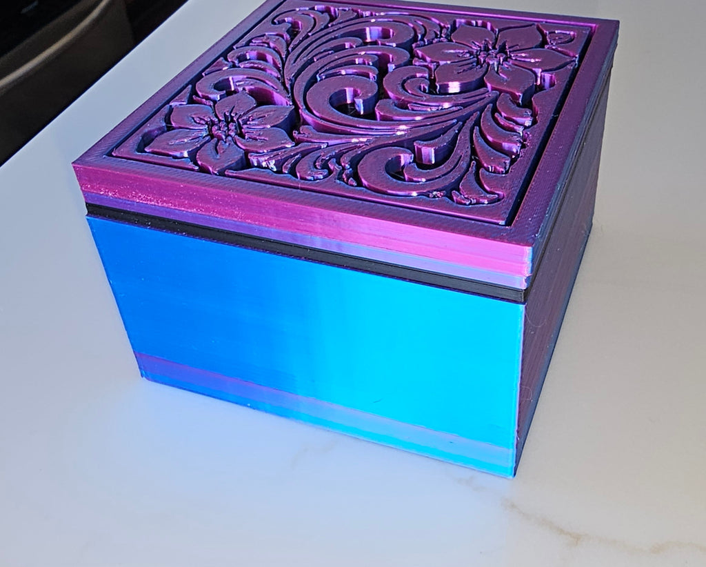 3D Printed Western Tooled Gift Box