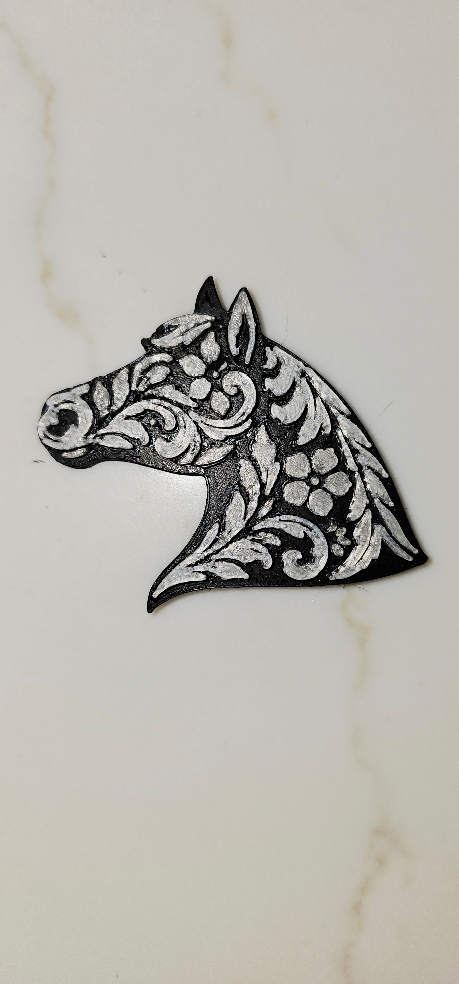 3D Printed Year of the Horse Bookmark, Keychain, Charm, Pin, or Magnet