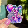 Skeleton with Balloon Sticker